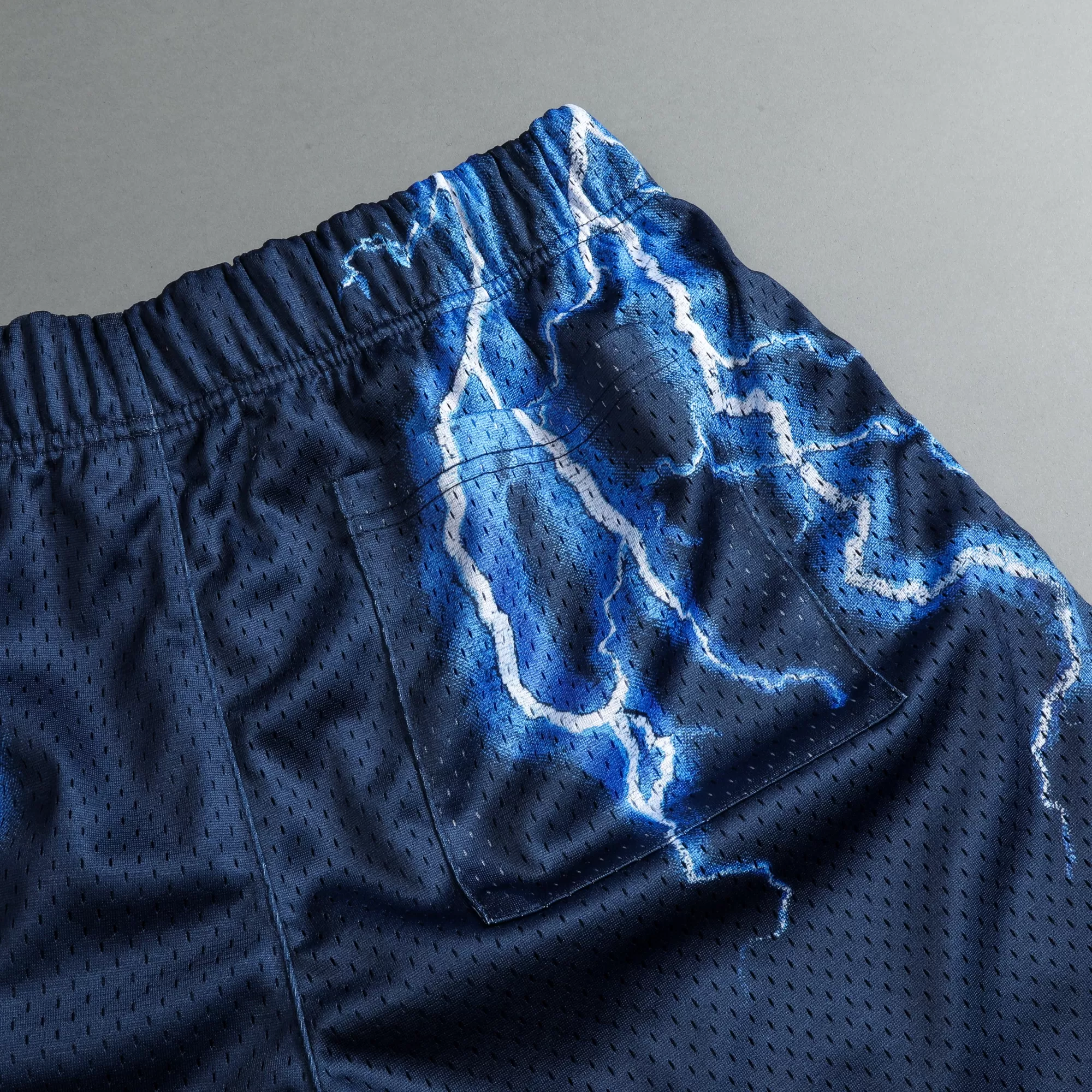 Outlet Above Us Patch Liam 5" Mesh Shorts In Norse Blue Men Shorts