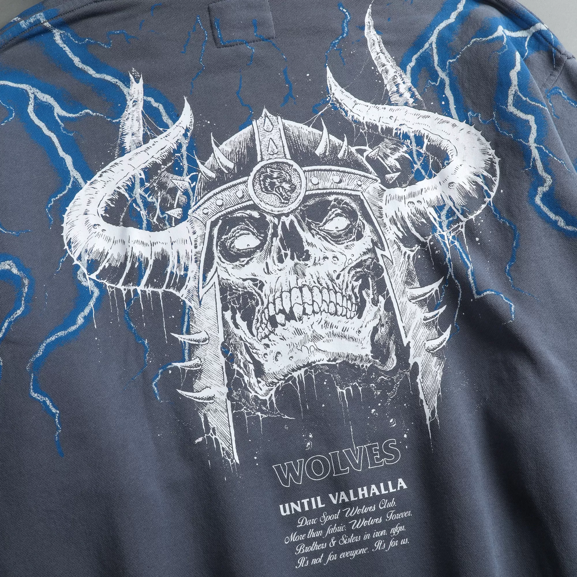 Discount Above Us "Vintage Pierce" Hoodie In Norse Blue/Blue Lightning Men Pierce Hoodies