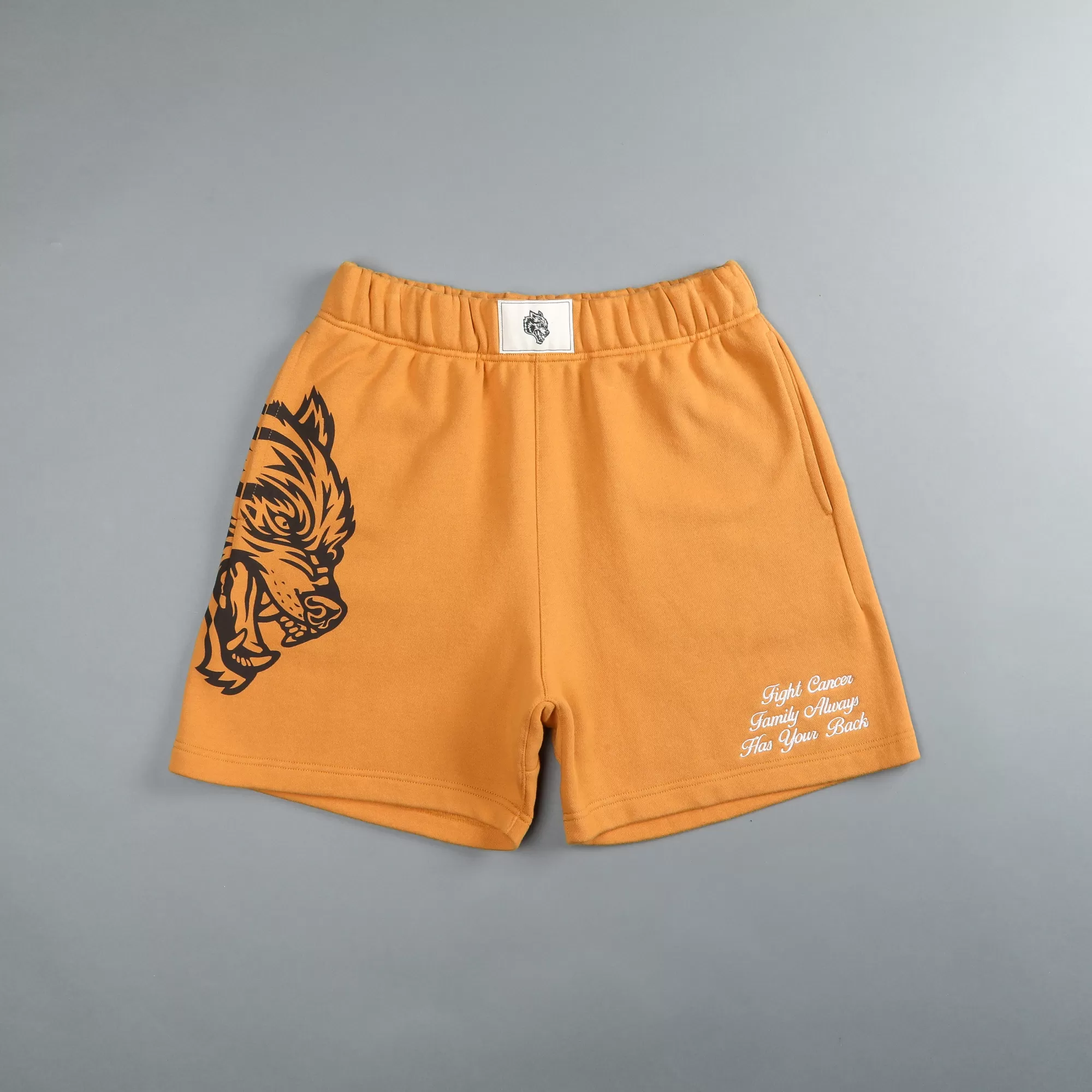 Sale Always Have Your Back Patch Liam Sweat Shorts In Vintage Gold Men Shorts