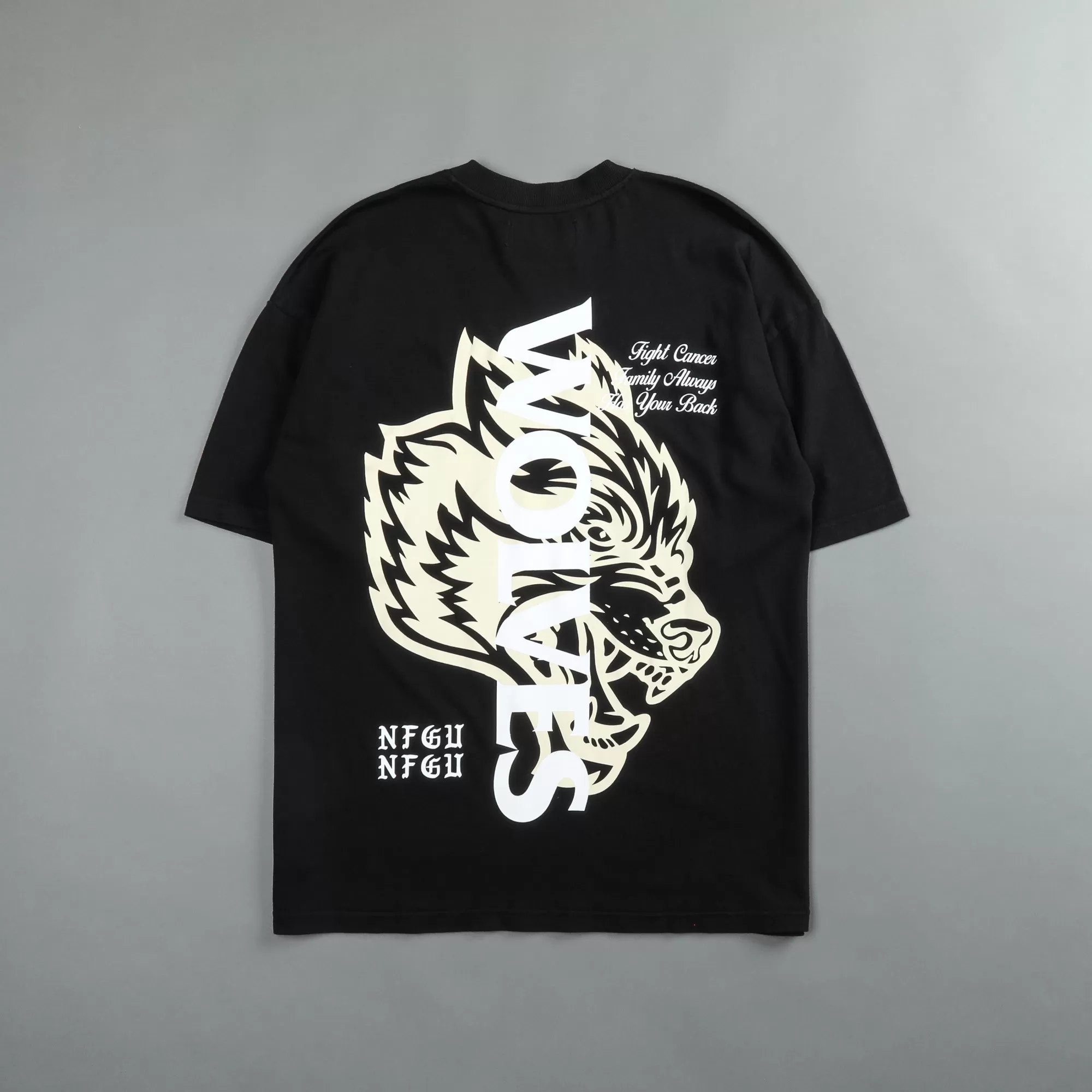 Store Always Have Your Back "Premium" Oversized Tee In Black/Cream Men Premium/Oversized Tees