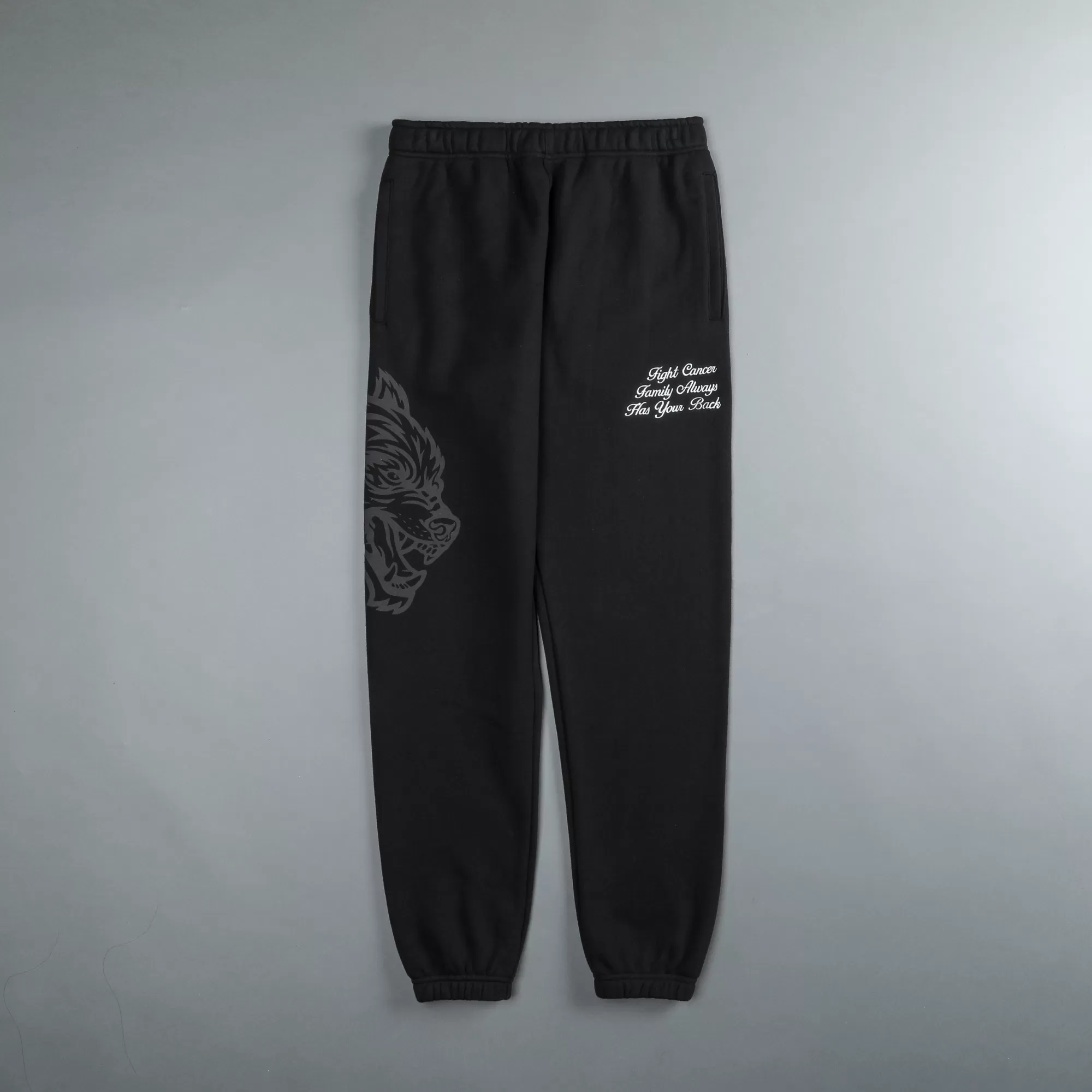 Fashion Always Have Your Back She Post Lounge Sweats In Black/Black Women Bottoms