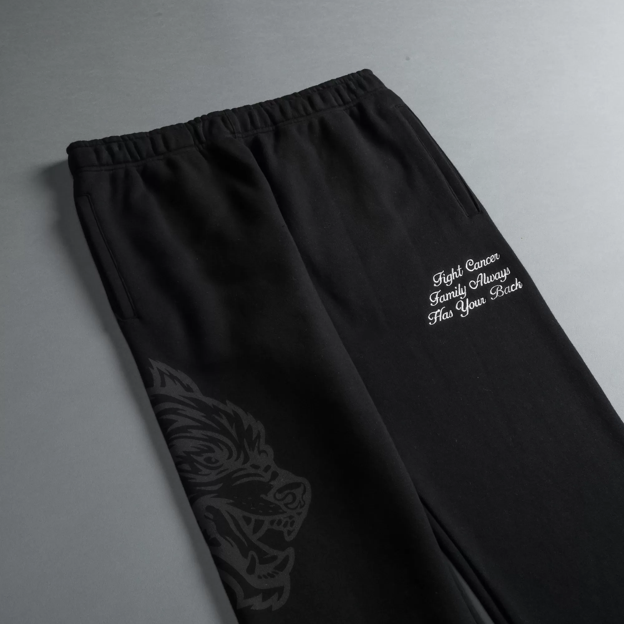 Fashion Always Have Your Back She Post Lounge Sweats In Black/Black Women Bottoms