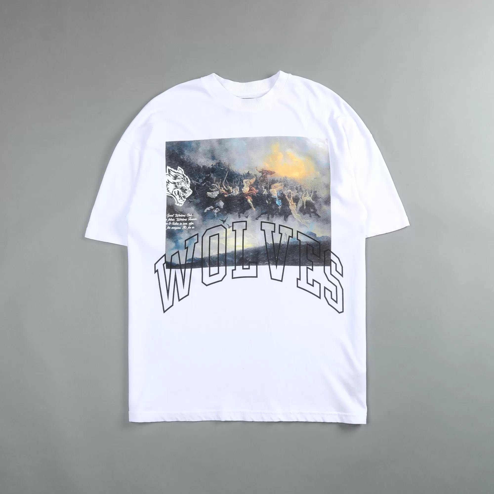 Cheap At The Gates "Premium" Oversized Tee In White Men Premium/Oversized Tees