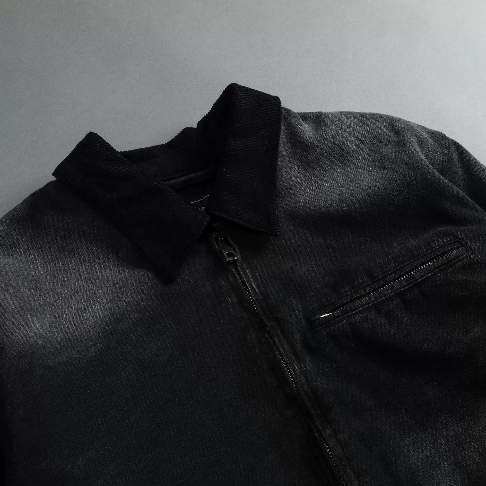 Hot Been Through It Cropped Hard Work Jacket In Distressed Black Women Tops