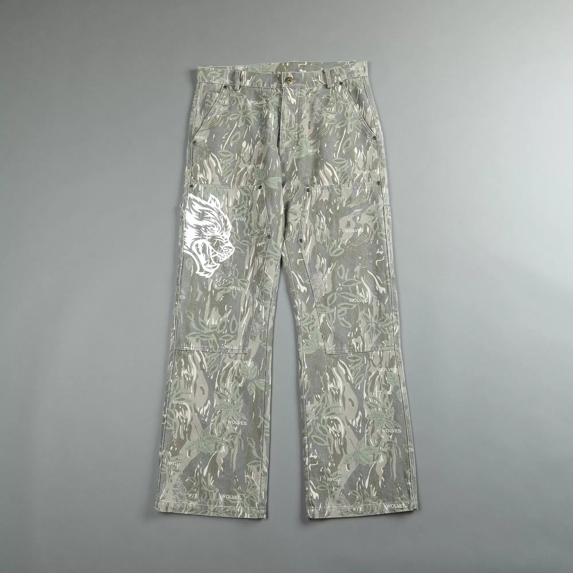 Store Been Through It Hoffa Flare Pants In Norse Camo Men Pants