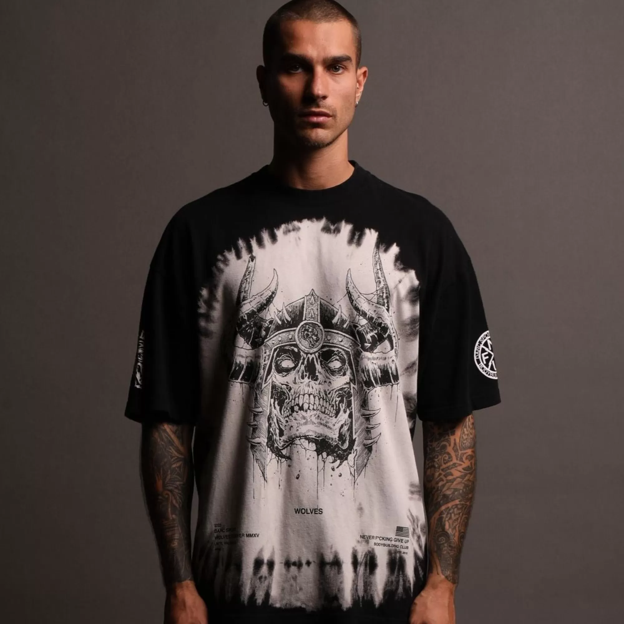 Sale Berserk "Premium Vintage" Oversized Tee In Black Shatter Men Premium/Oversized Tees