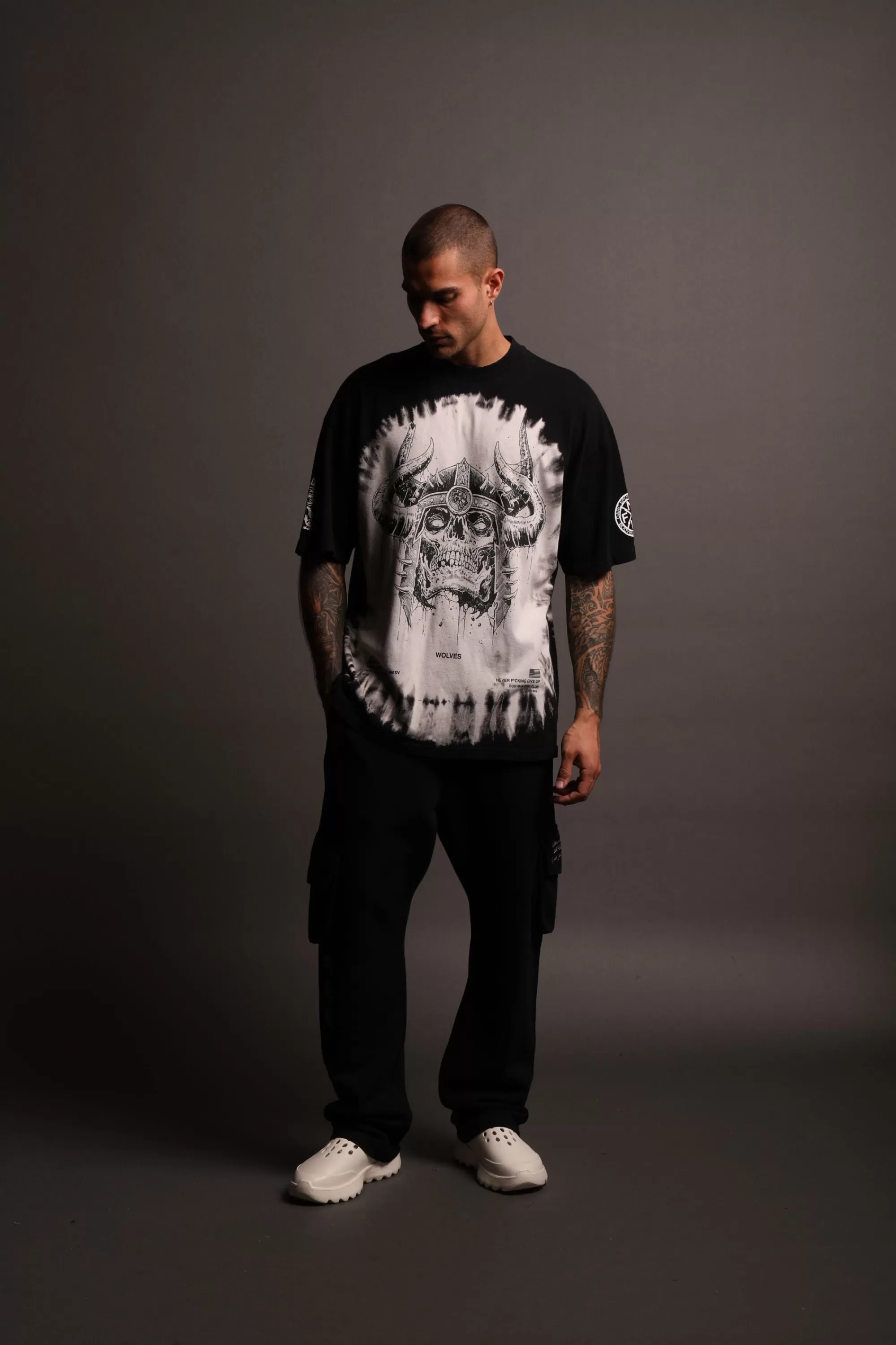 Sale Berserk "Premium Vintage" Oversized Tee In Black Shatter Men Premium/Oversized Tees