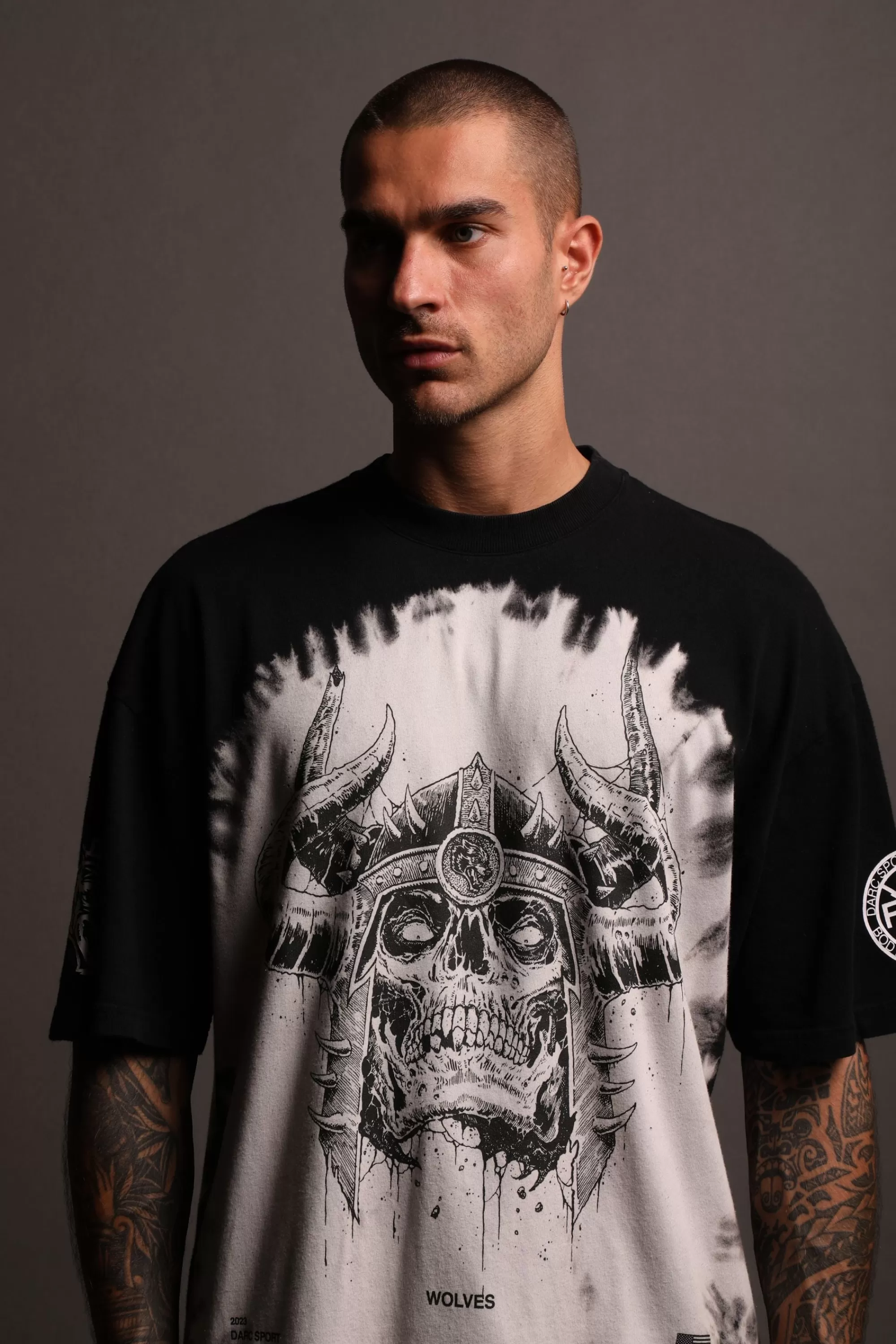 Sale Berserk "Premium Vintage" Oversized Tee In Black Shatter Men Premium/Oversized Tees