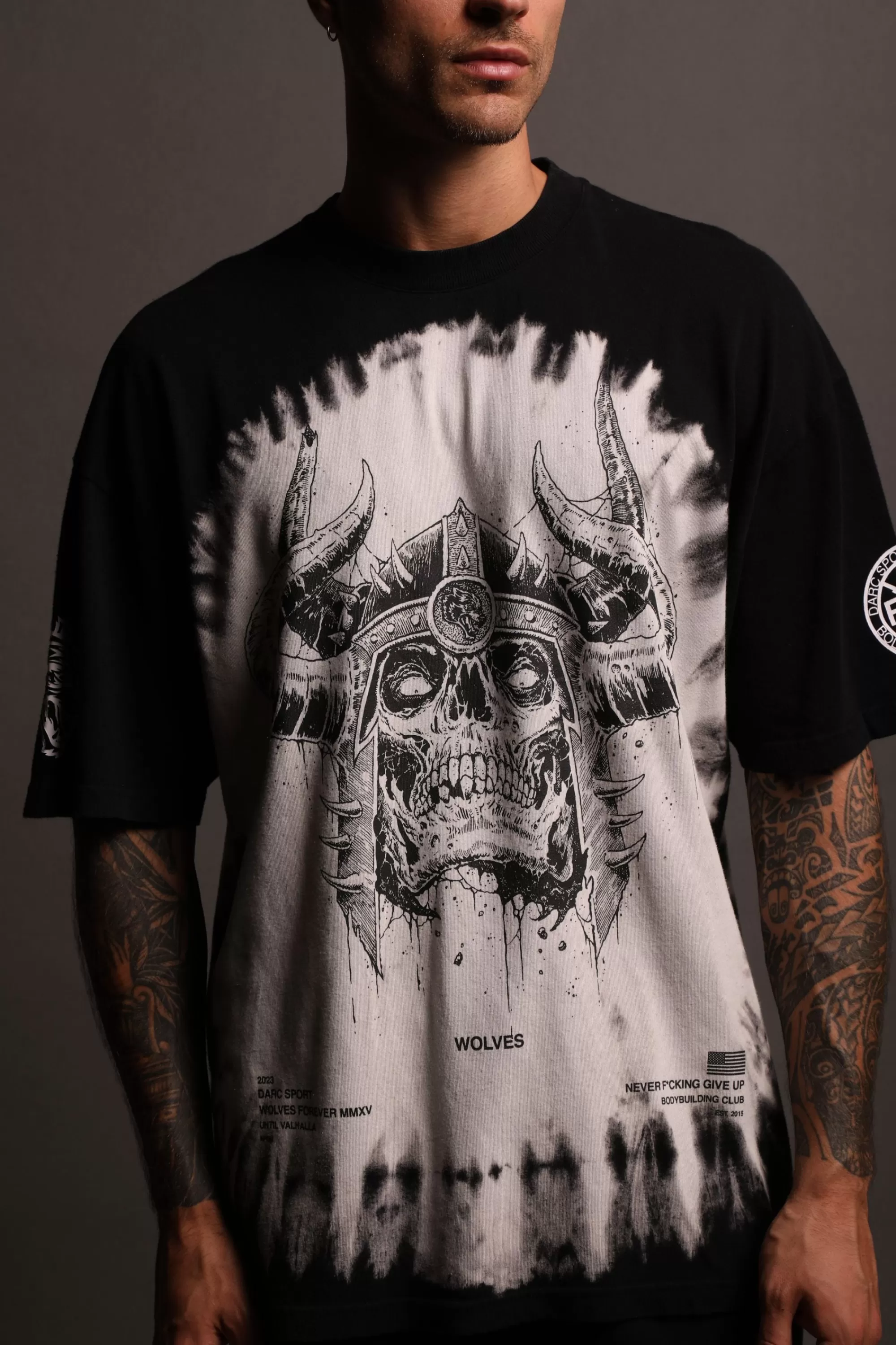 Sale Berserk "Premium Vintage" Oversized Tee In Black Shatter Men Premium/Oversized Tees