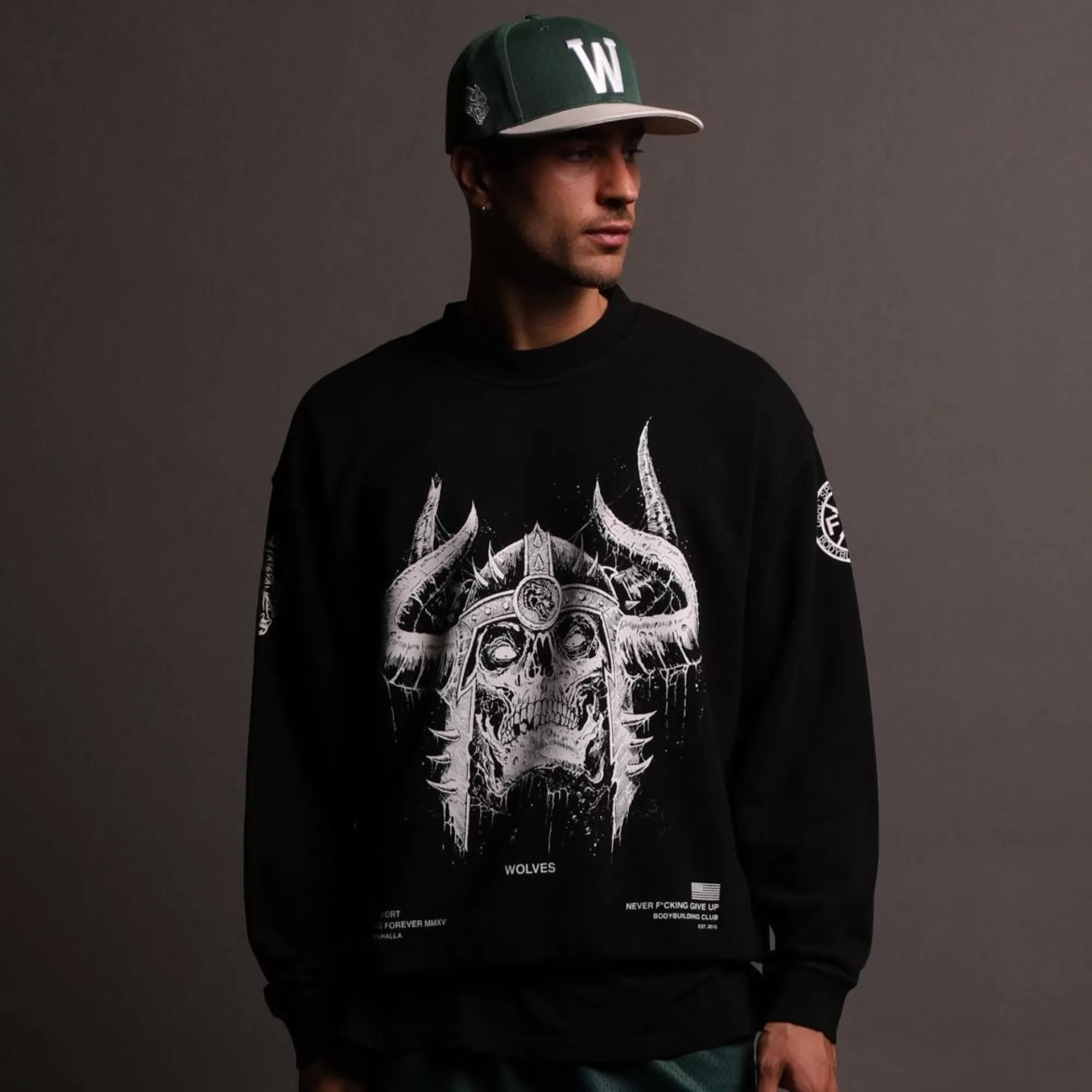Clearance Berserk "Vintage London" Crewneck In Black Men Crewnecks