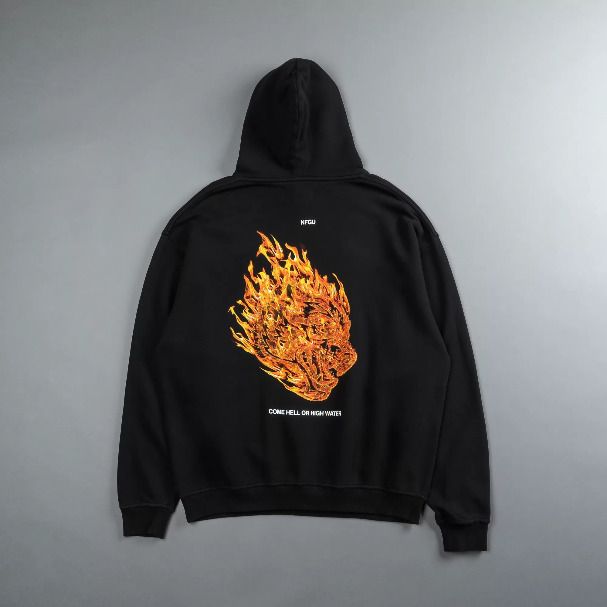 Flash Sale Come Hell Or High Water "Pierce" Hoodie In Pigment Black Men Pierce Hoodies