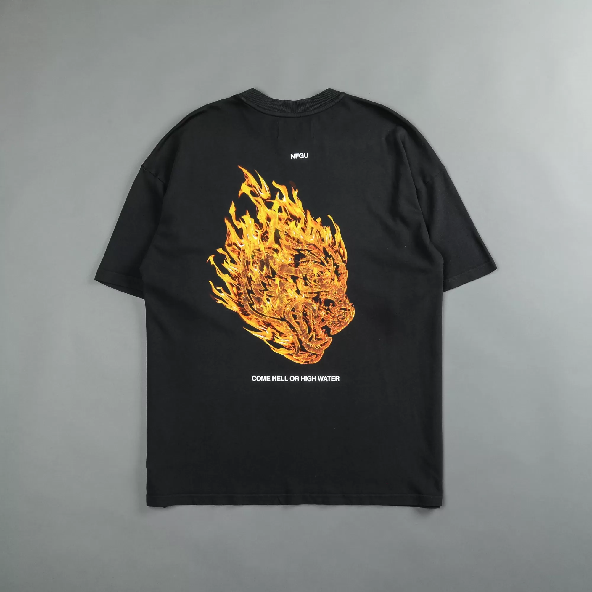 Store Come Hell Or High Water "Premium" Oversized Tee In Black Men Premium/Oversized Tees