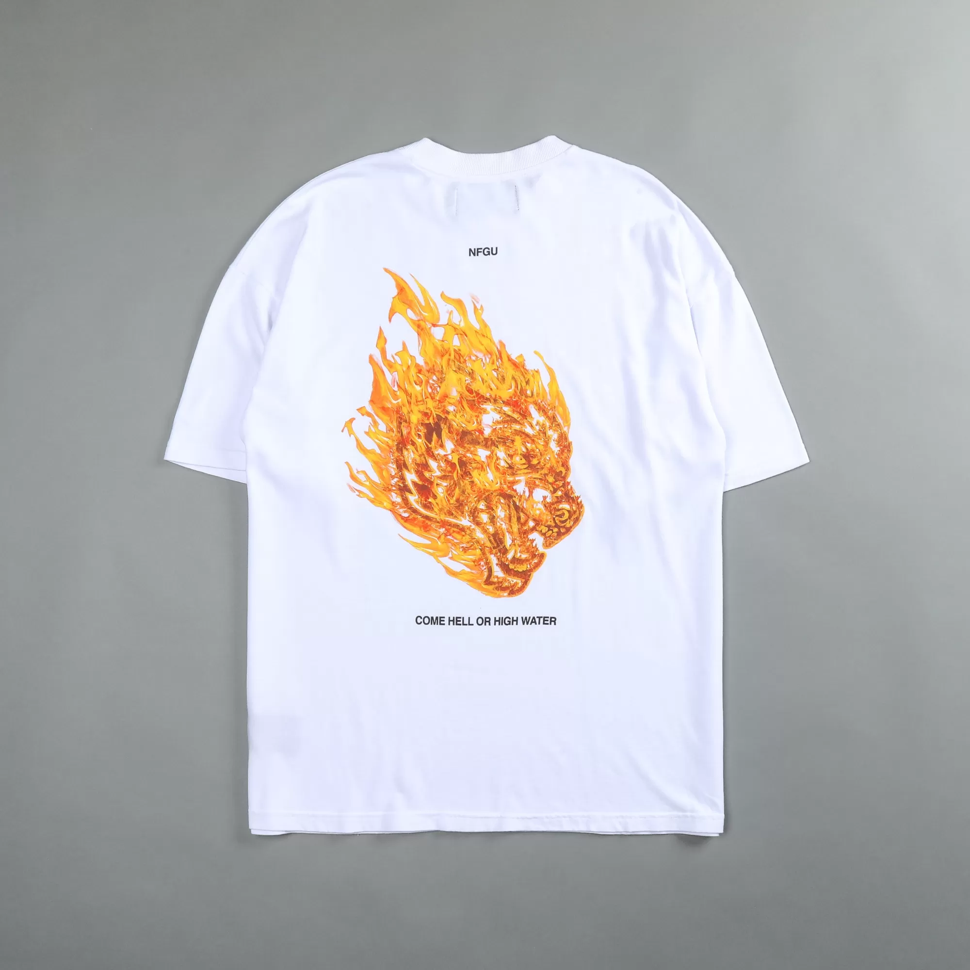 Discount Come Hell Or High Water "Premium" Oversized Tee In White Men Premium/Oversized Tees