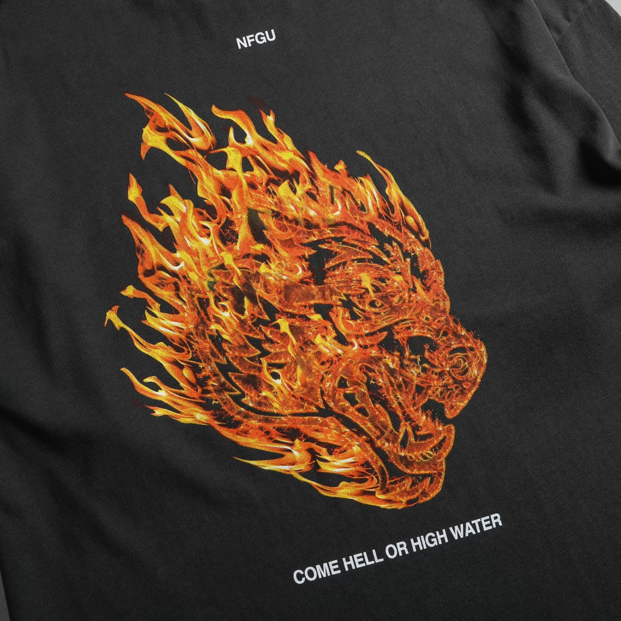Online Come Hell Or High Water "Premium" Oversized Tee In Wolf Gray Men Premium/Oversized Tees