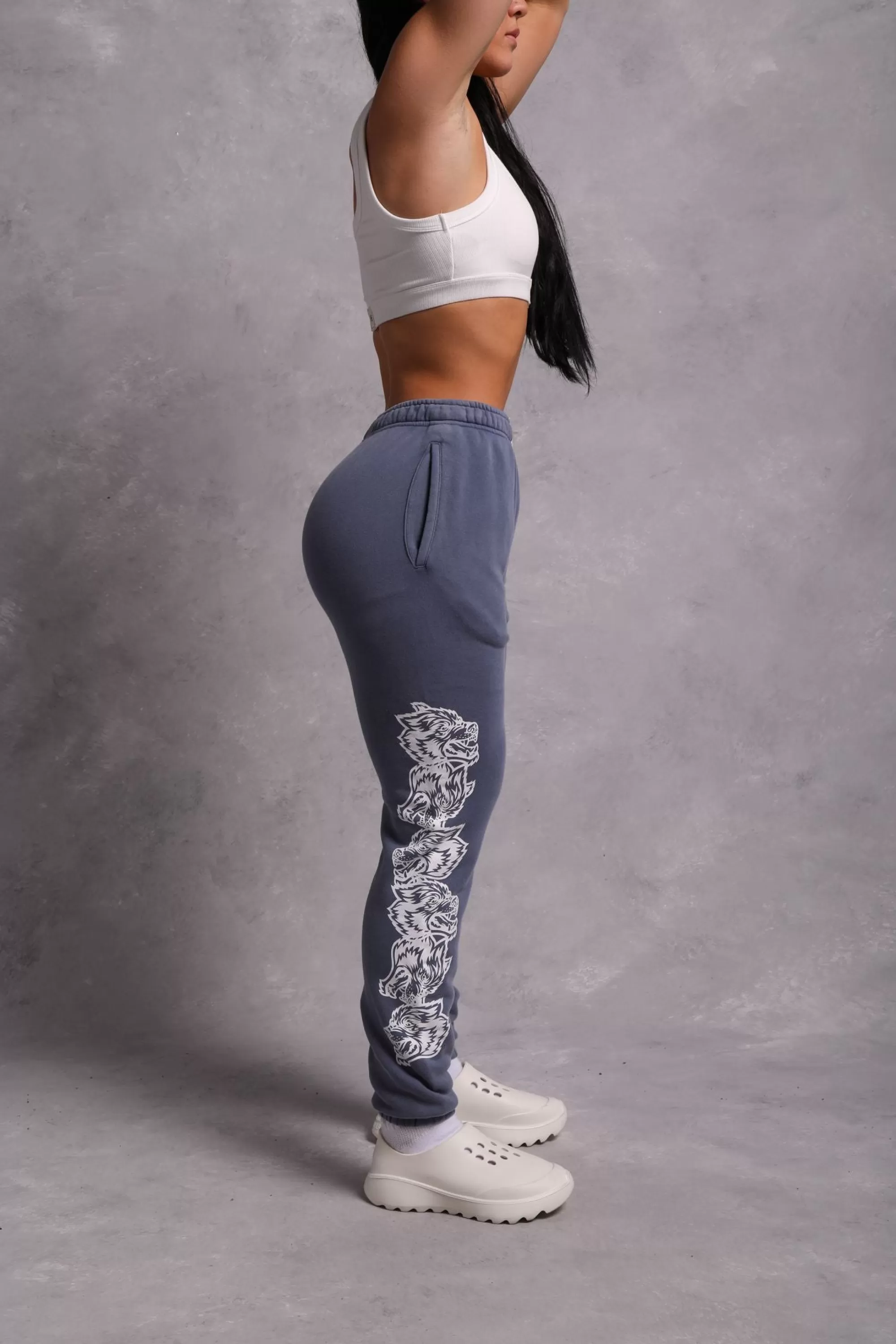 Clearance Covered She Post Lounge Sweats In Norse Blue Women Bottoms