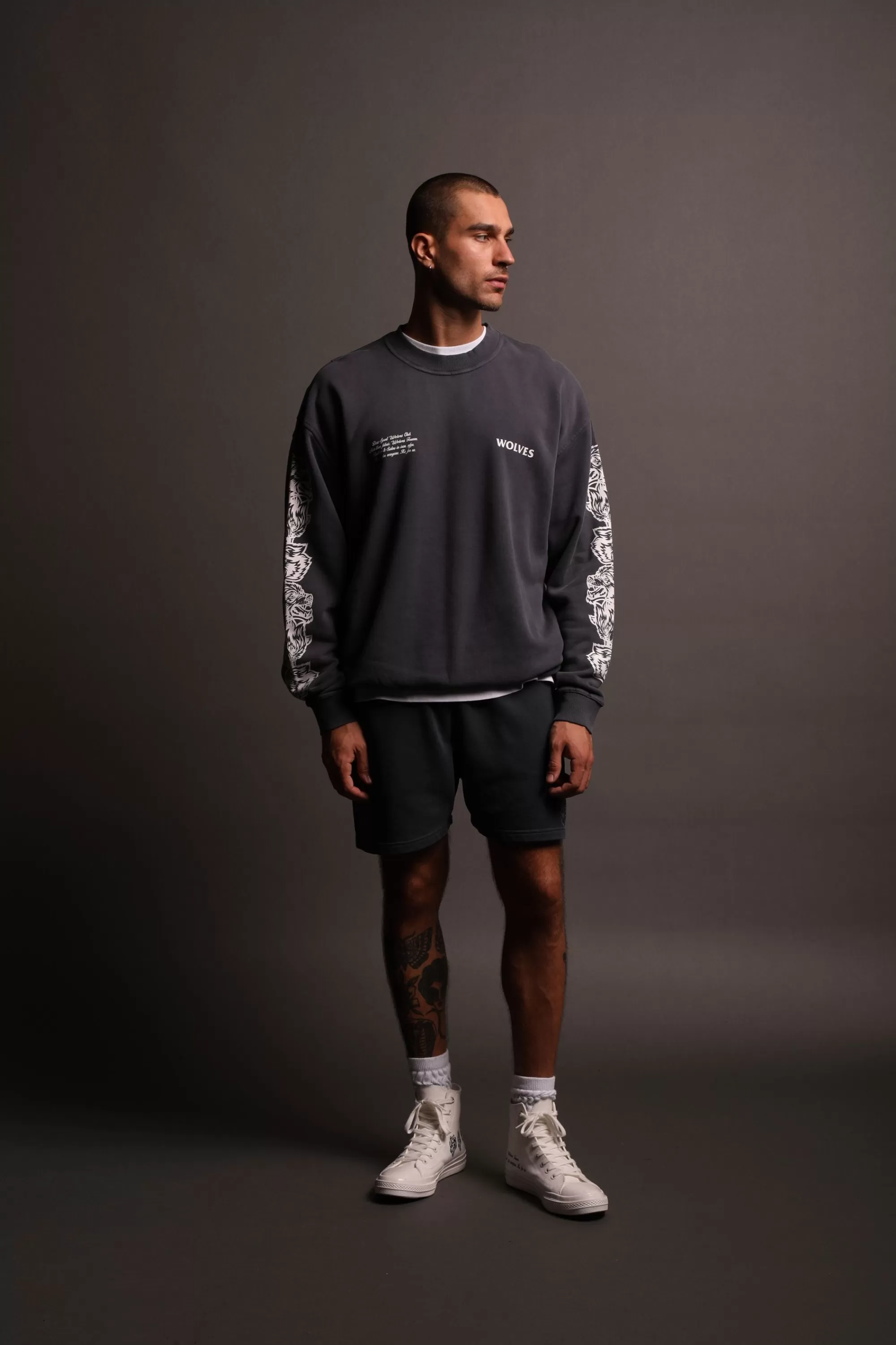Hot Covered "Vintage Cornell" Crewneck In Midnight Blue Men Crewnecks