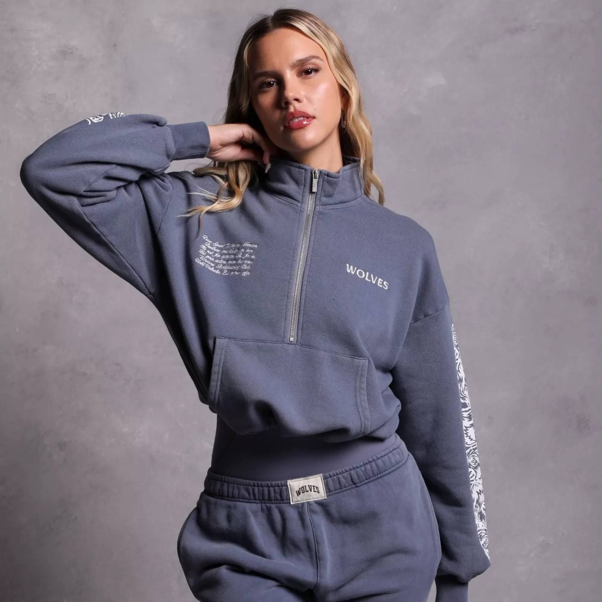 Online Covered Vintage Everson Mockneck Sweater In Norse Blue Women Tops