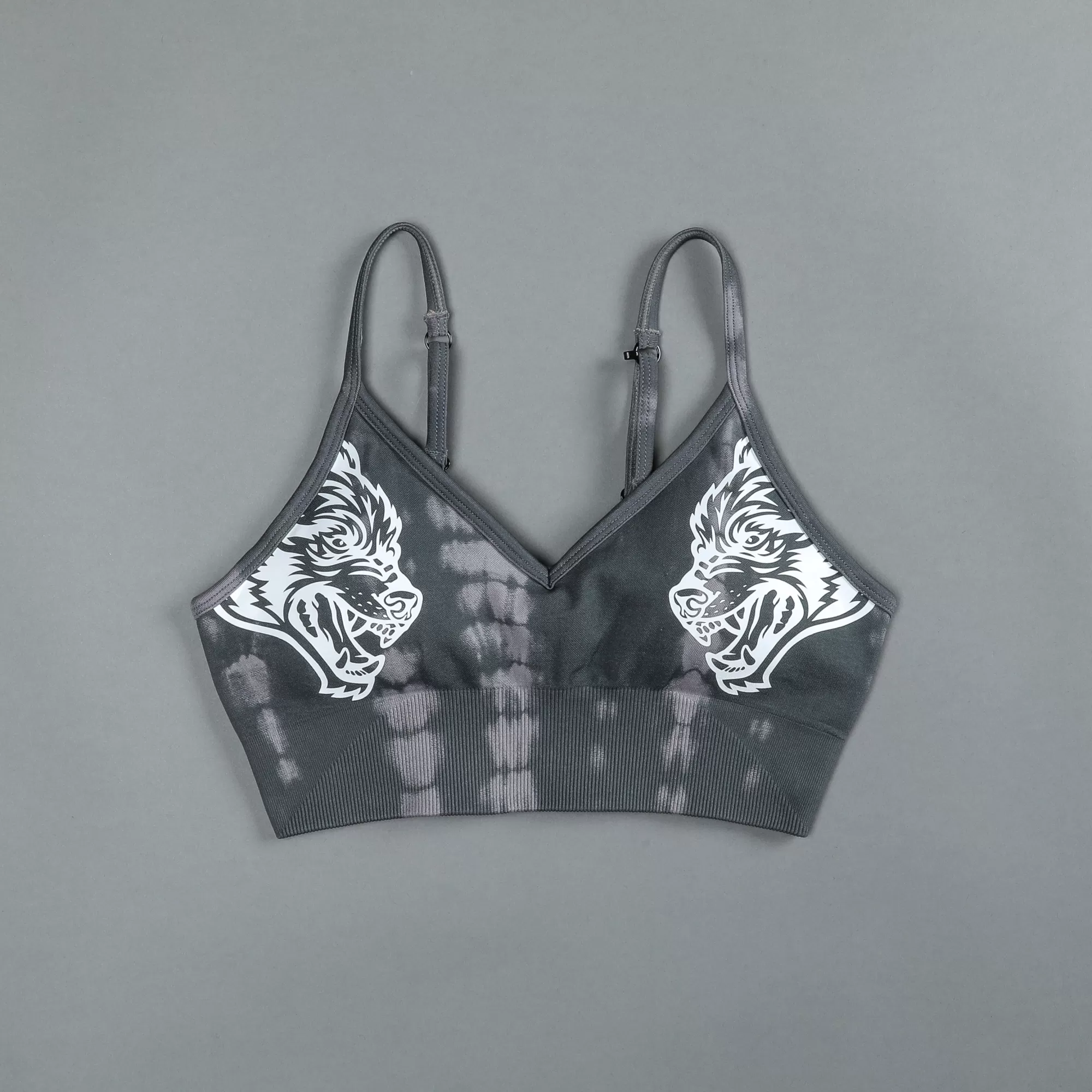 Online Dual "Everson Seamless" Sports Bra In Pearl Gray Serpent Women Seamless