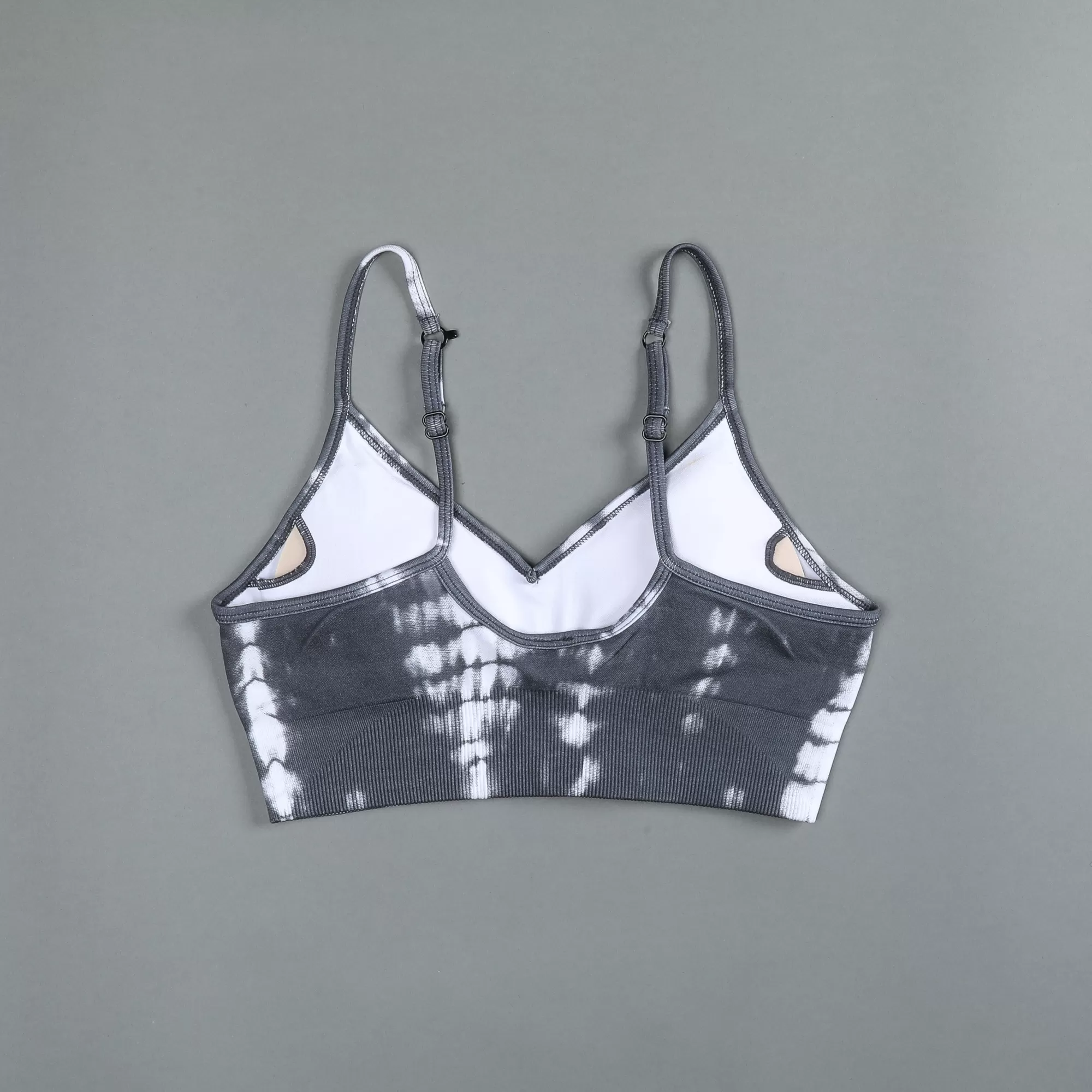 Sale Dual "Everson Seamless" Sports Bra In Wolf Gray Serpent Women Tops