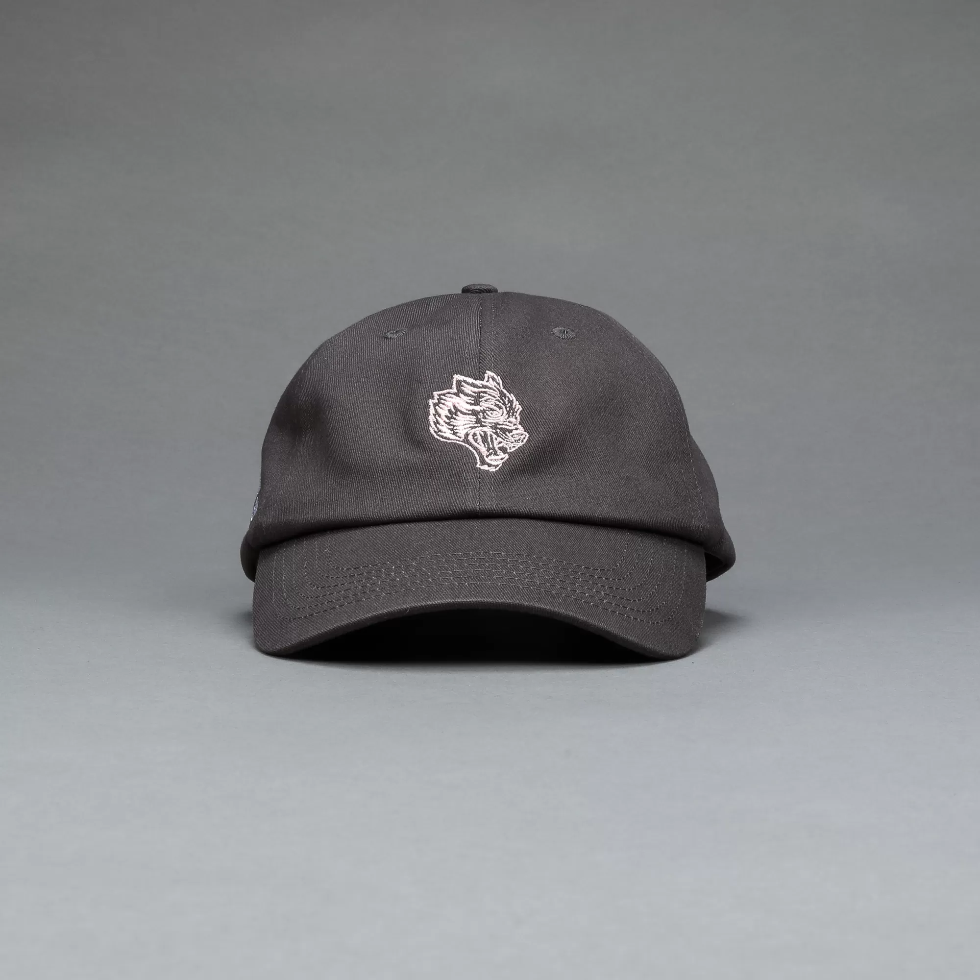 Fashion F Cancer Dad Hat In Wolf Gray/Light Mauve Headwear