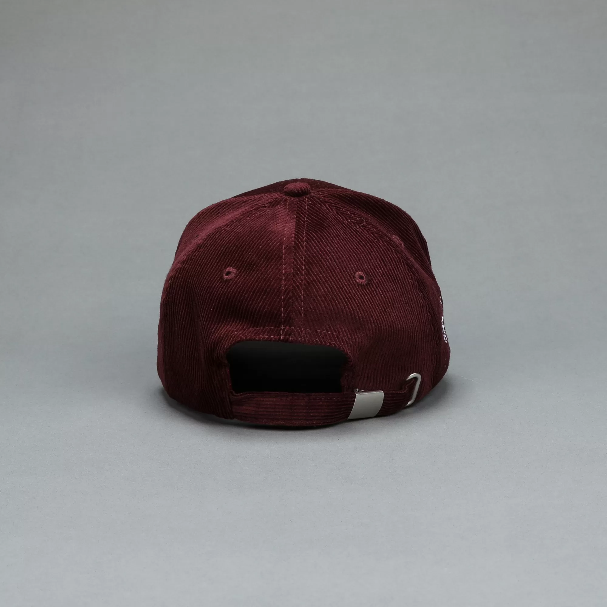 Sale Feed Patch Corduroy 5 Panel Hat In Maroon Headwear