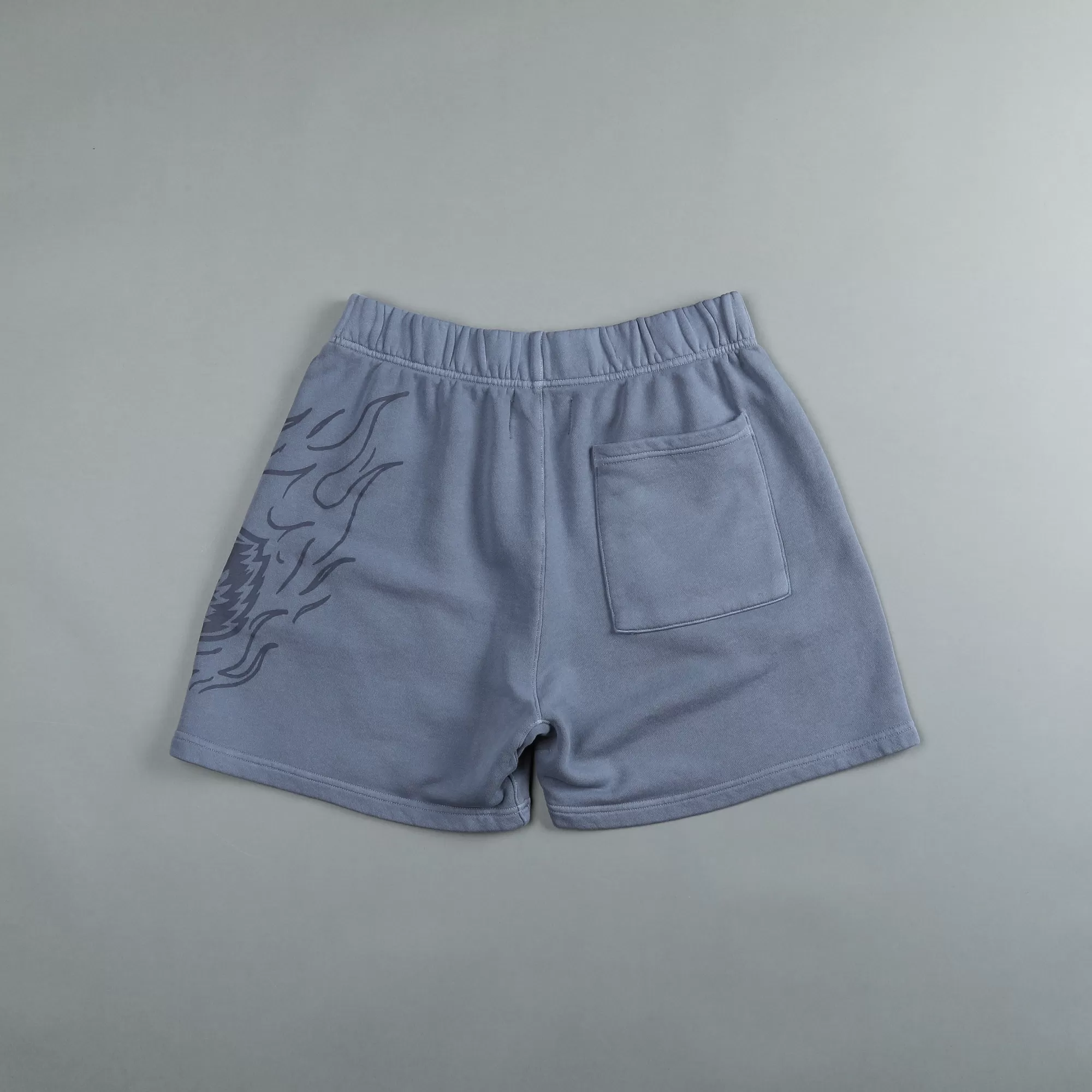 Discount Fired Up Patch Liam Sweat Shorts In Norse Blue Men Shorts