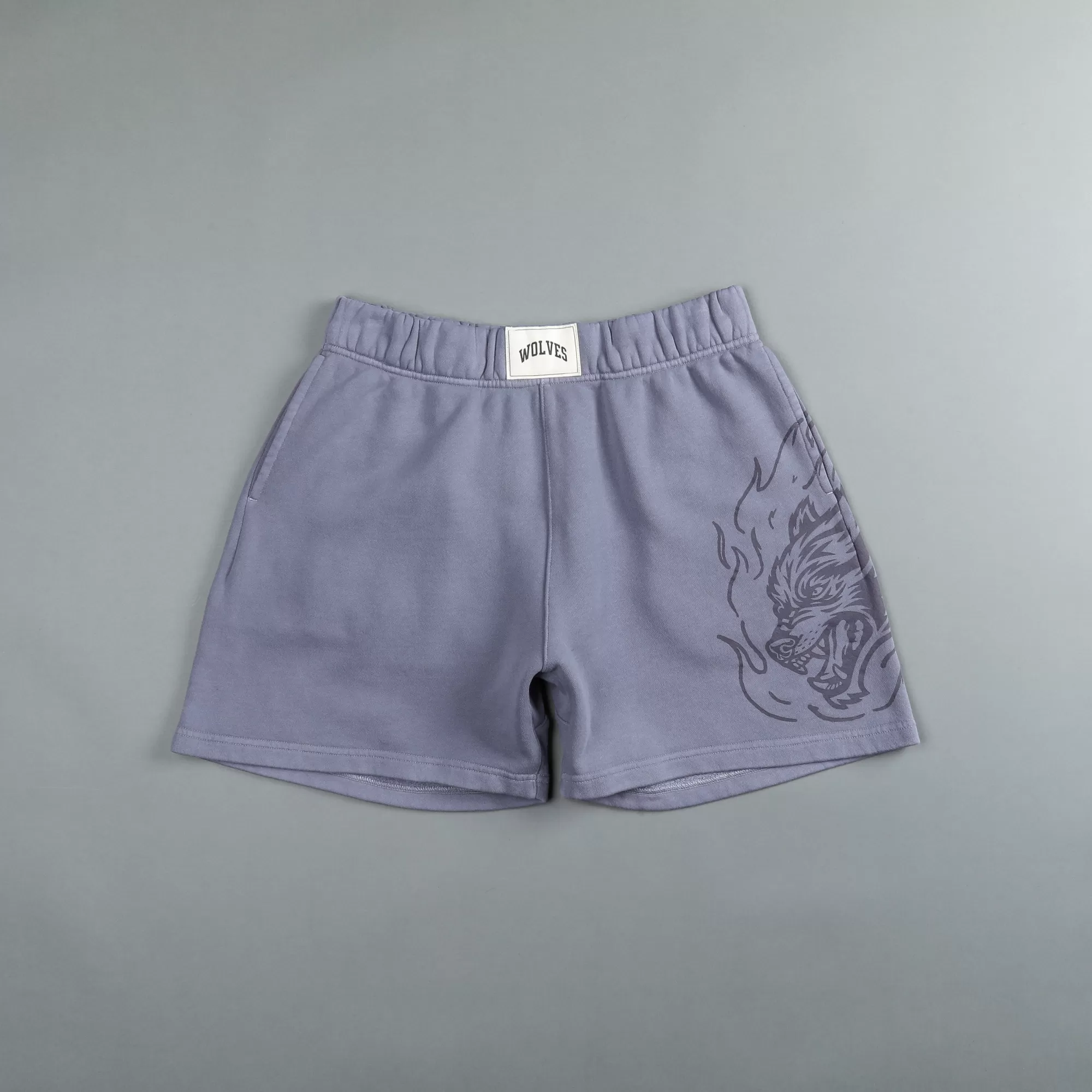 Best Sale Fired Up Patch Liam Sweat Shorts In Norse Purple Men Shorts