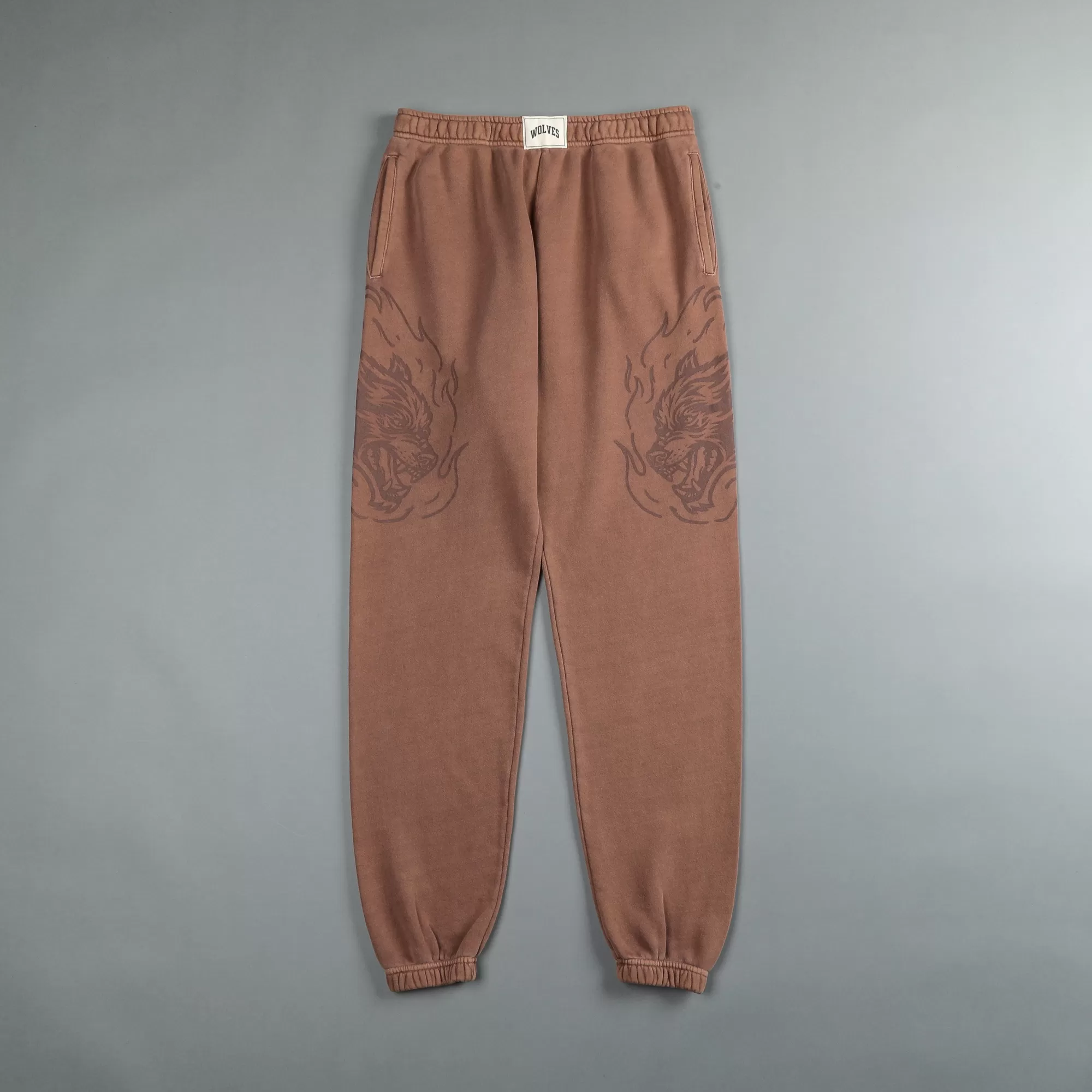 Clearance Fired Up Premium Post Lounge Sweats In Norse Brown Men Pants