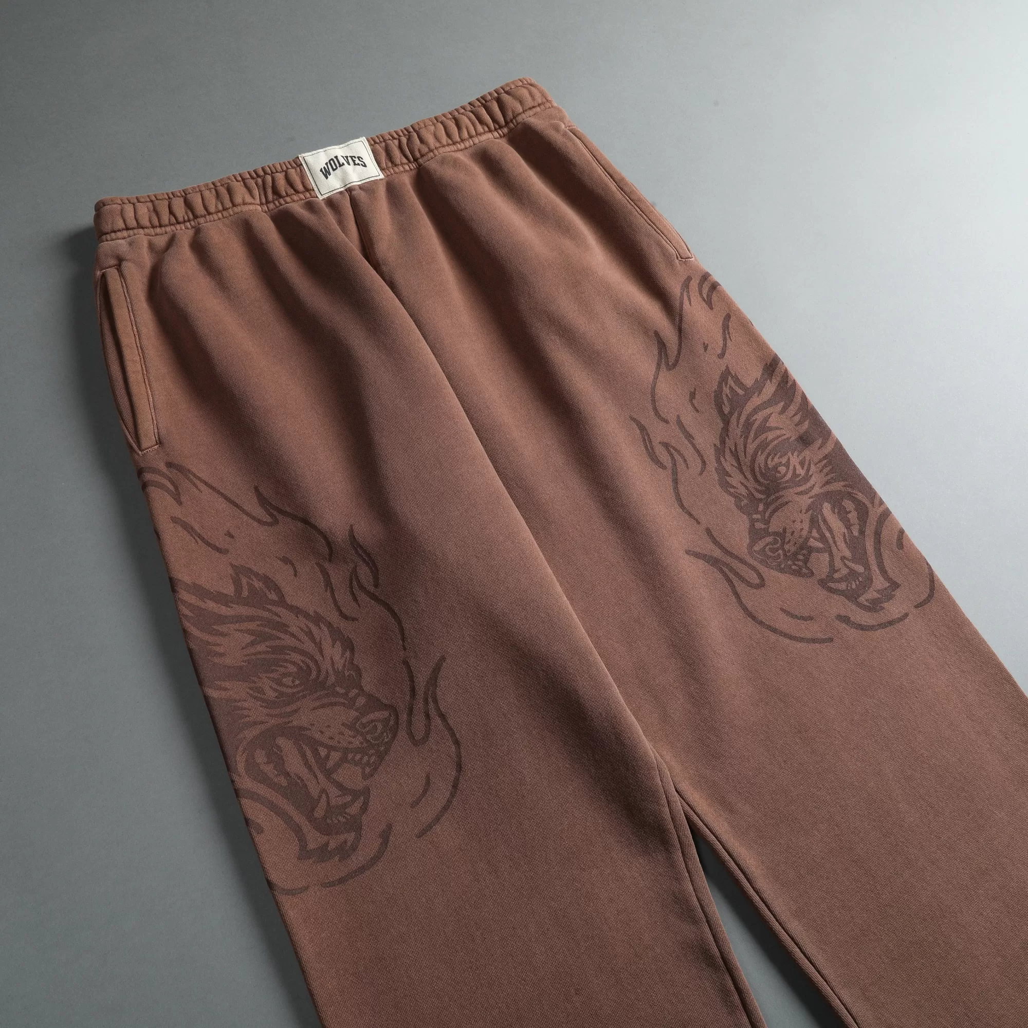 Clearance Fired Up Premium Post Lounge Sweats In Norse Brown Men Pants