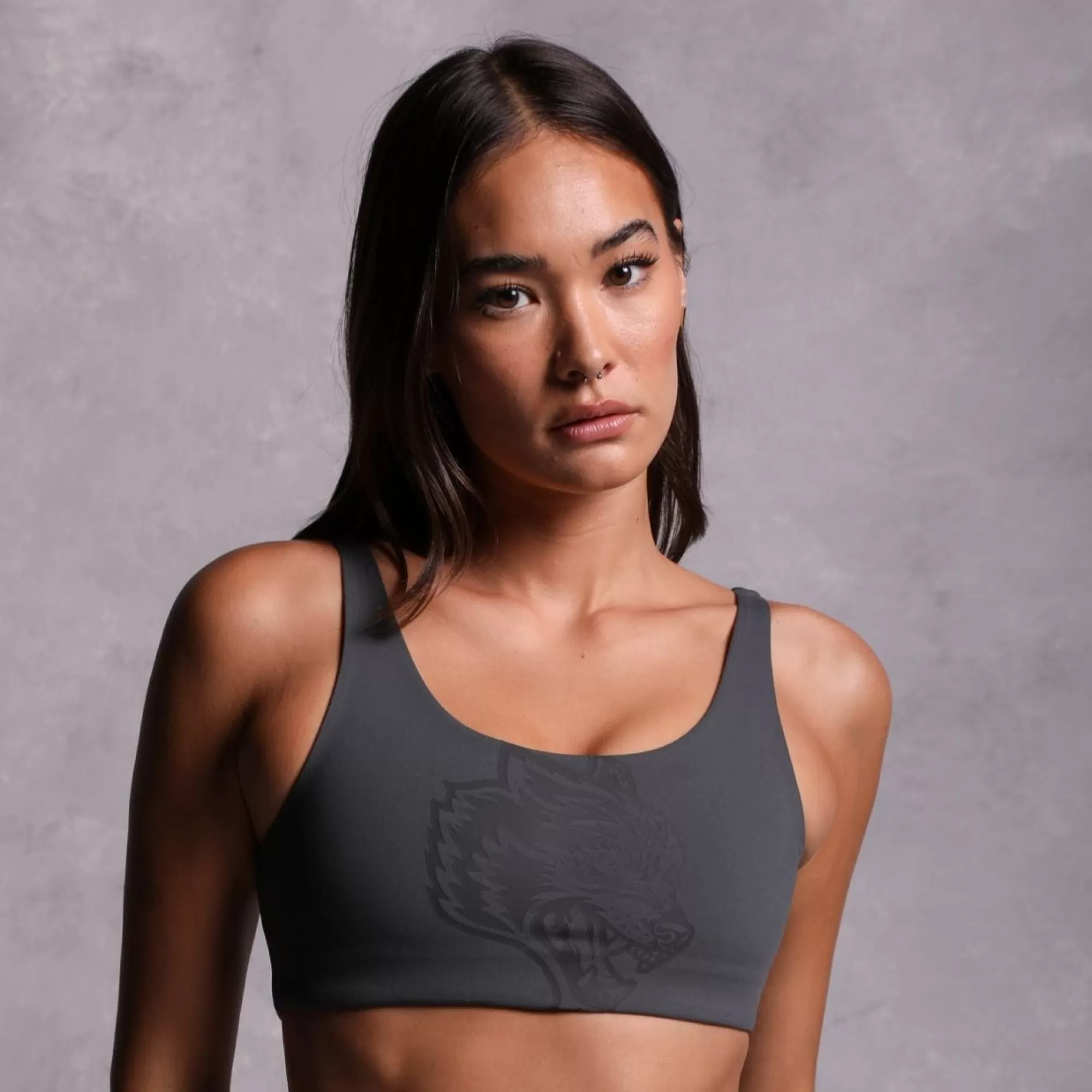 Clearance Grow "Soto" Energy Bra In Wolf Gray Women Bras