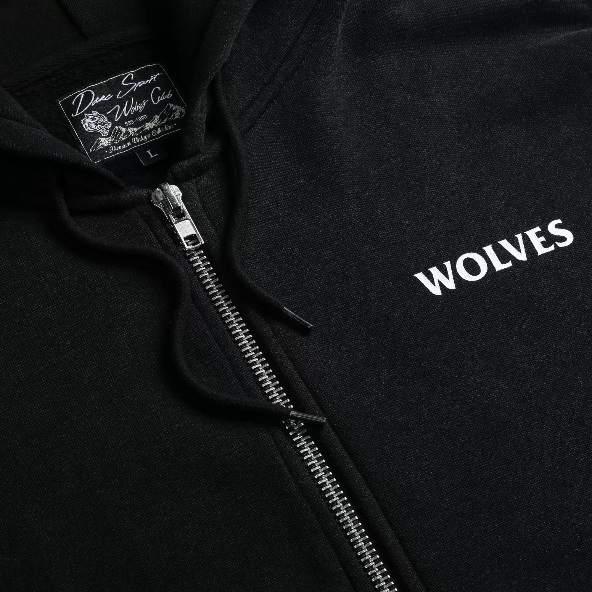Hot Halo "Vintage Chambers" Zip Hoodie In Black Men Zip Up Hoodies