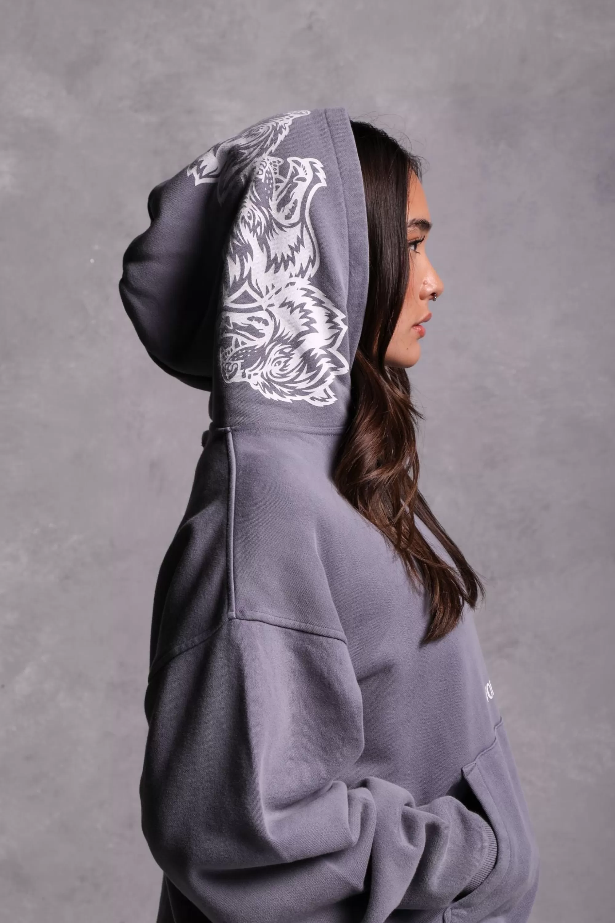 Shop Halo "Vintage Pierce" Unisex Hoodie In Norse Purple Men Pierce Hoodies