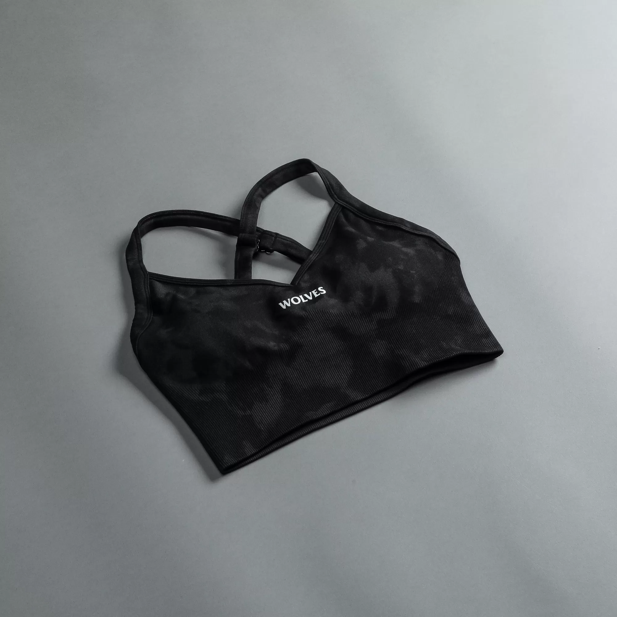 Discount Hardcore "Everson Seamless" Sierra Bra In Tonal Black Jumbo Marble Women Seamless