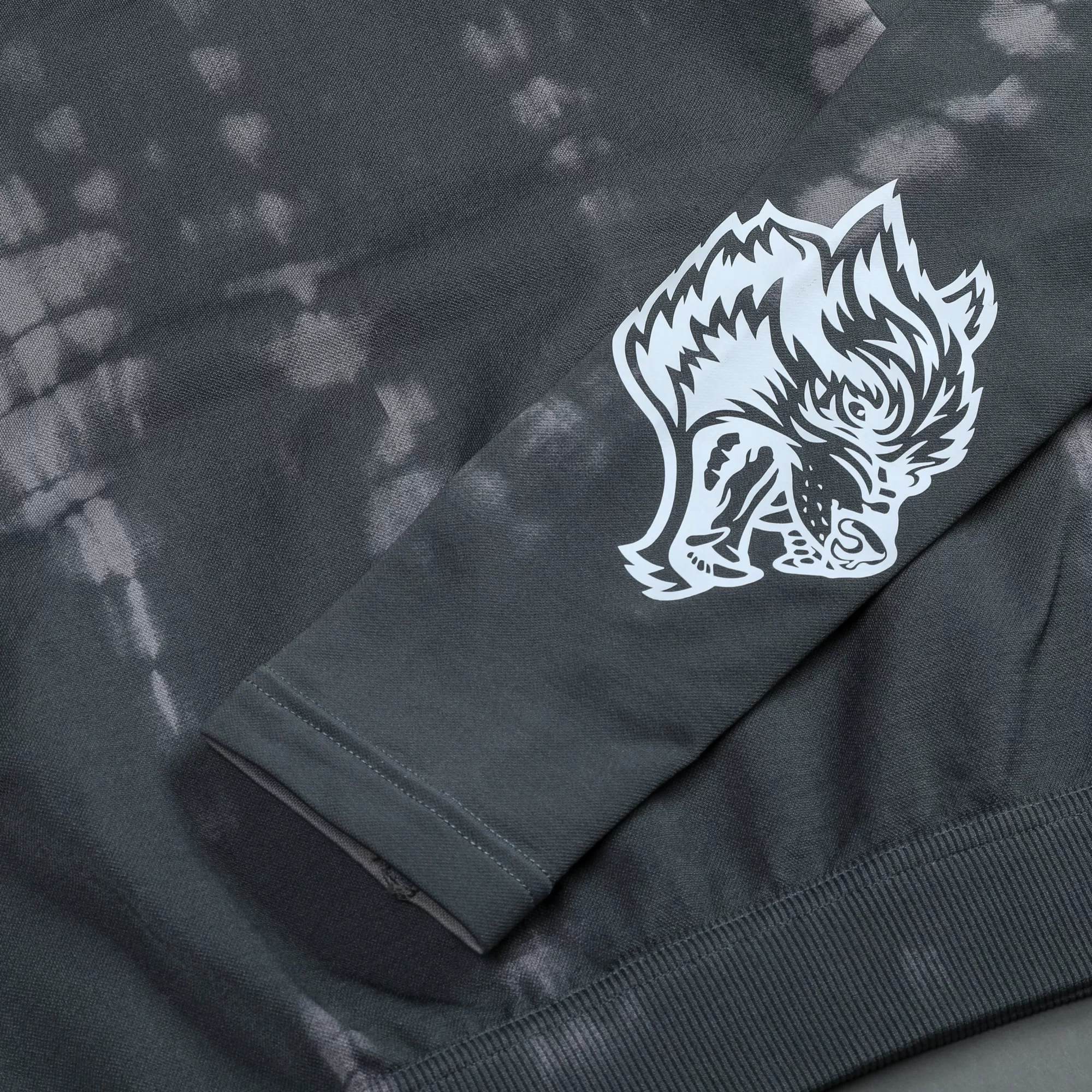 Discount Hardcore L/S "Everson Seamless" Top In Pearl Gray Serpent Women Tops