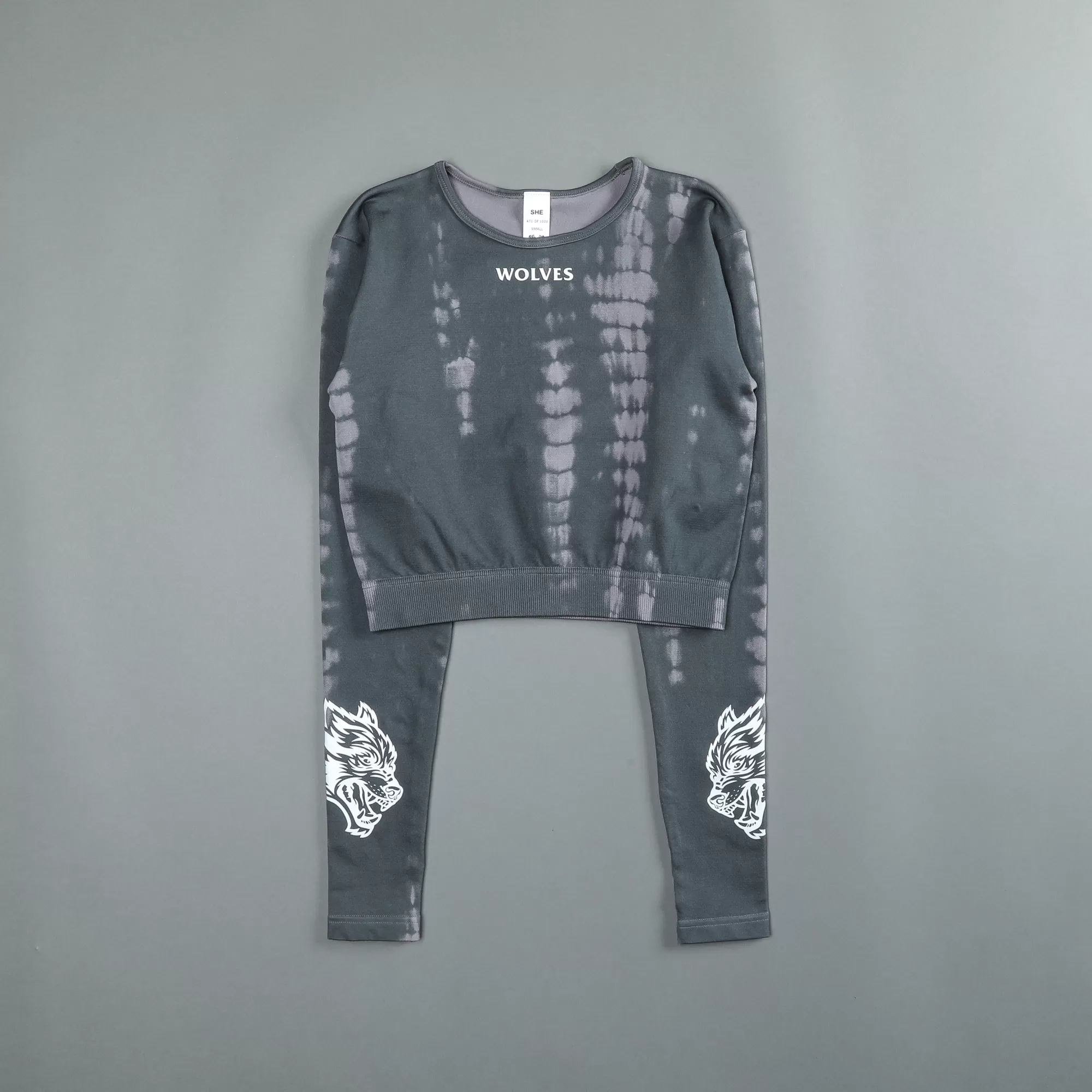 Discount Hardcore L/S "Everson Seamless" Top In Pearl Gray Serpent Women Seamless