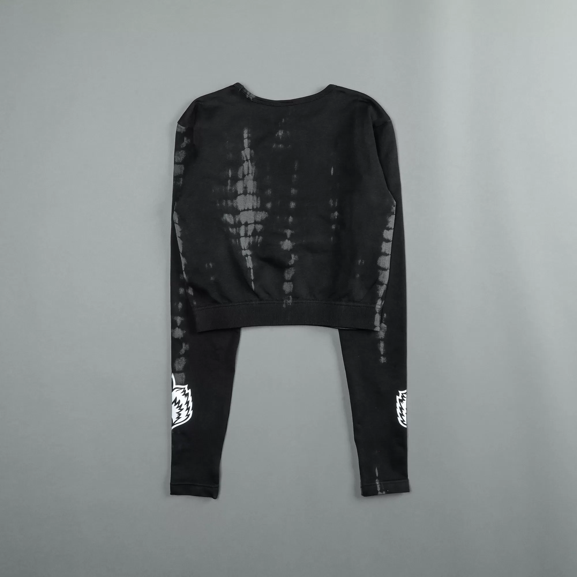 Sale Hardcore L/S "Everson Seamless" Top In Tonal Black Serpent Women Seamless