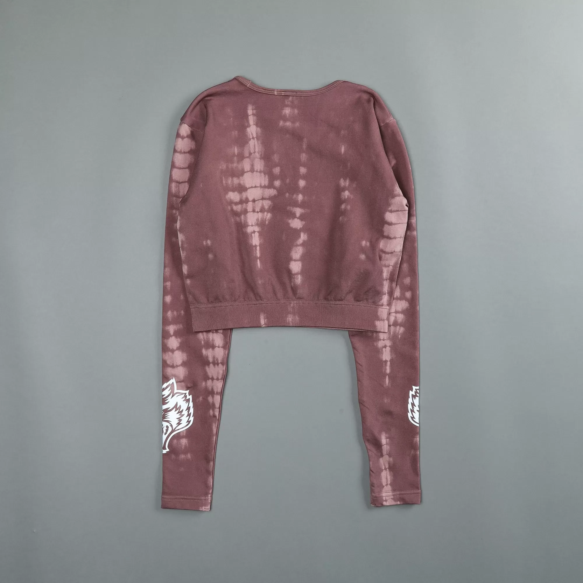 New Hardcore L/S "Everson Seamless" Top In Tonal Mauve Serpent Women Seamless