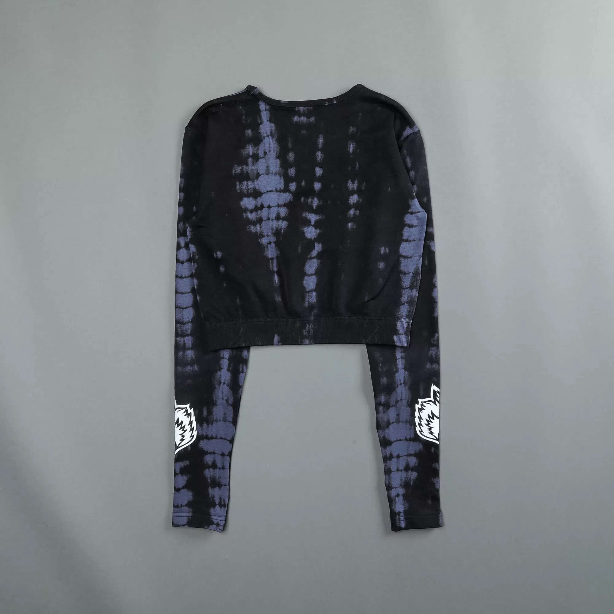 Shop Hardcore L/S "Everson Seamless" Top In Tonal Midnight Blue Serpent Women Seamless