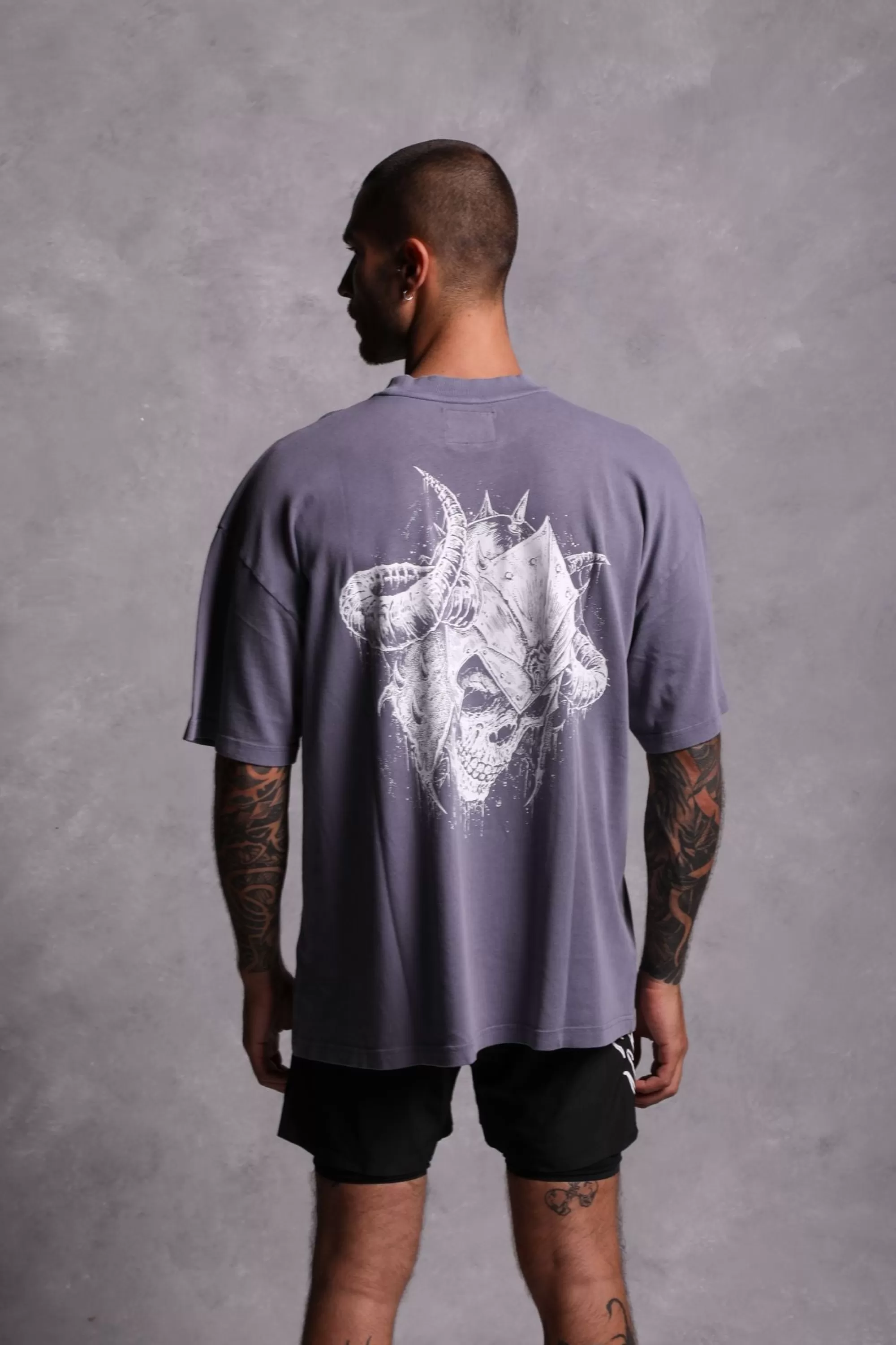 Sale House Of Wolves "Premium Vintage" Pocket Tee In Norse Purple Men Premium/Oversized Tees