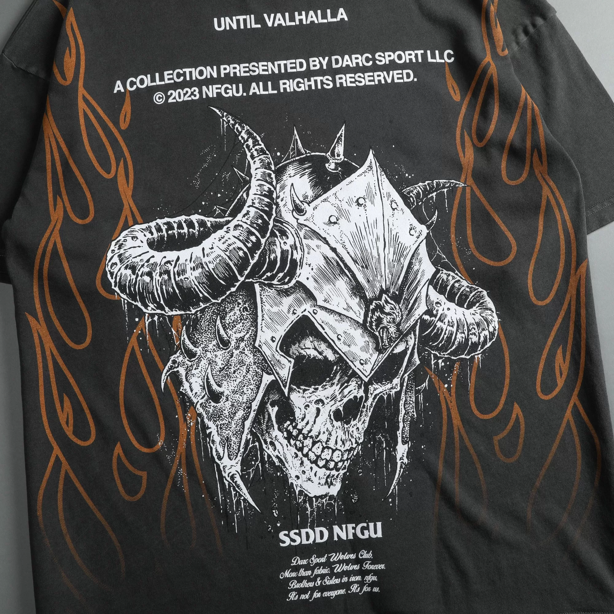 Flash Sale House Of Wolves V2 "Premium" Oversized Unisex Tee In Wolf Gray Men Premium/Oversized Tees