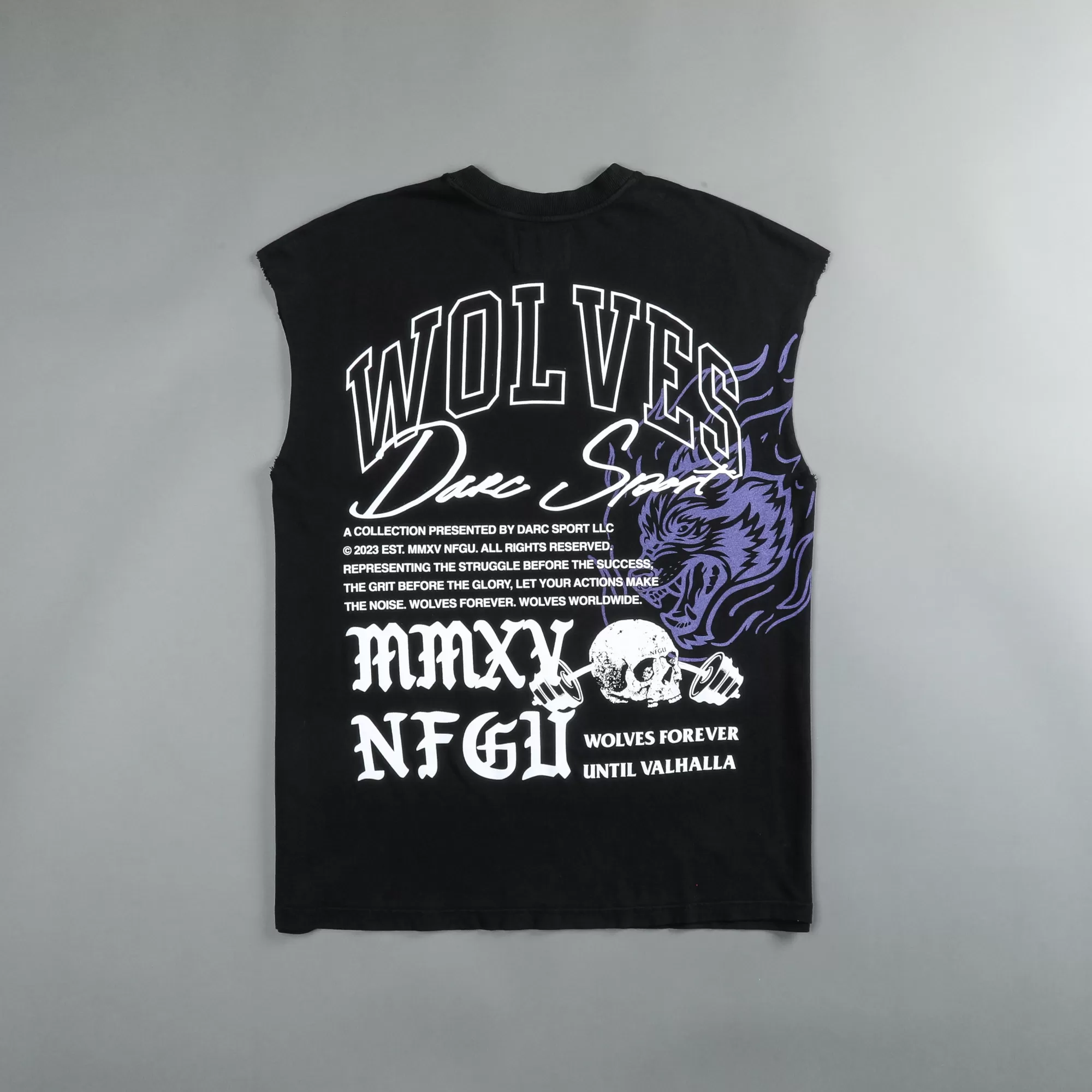 Discount In Bones "Premium Vintage" Muscle Tee In Black Men Tanks/Muscle Tees