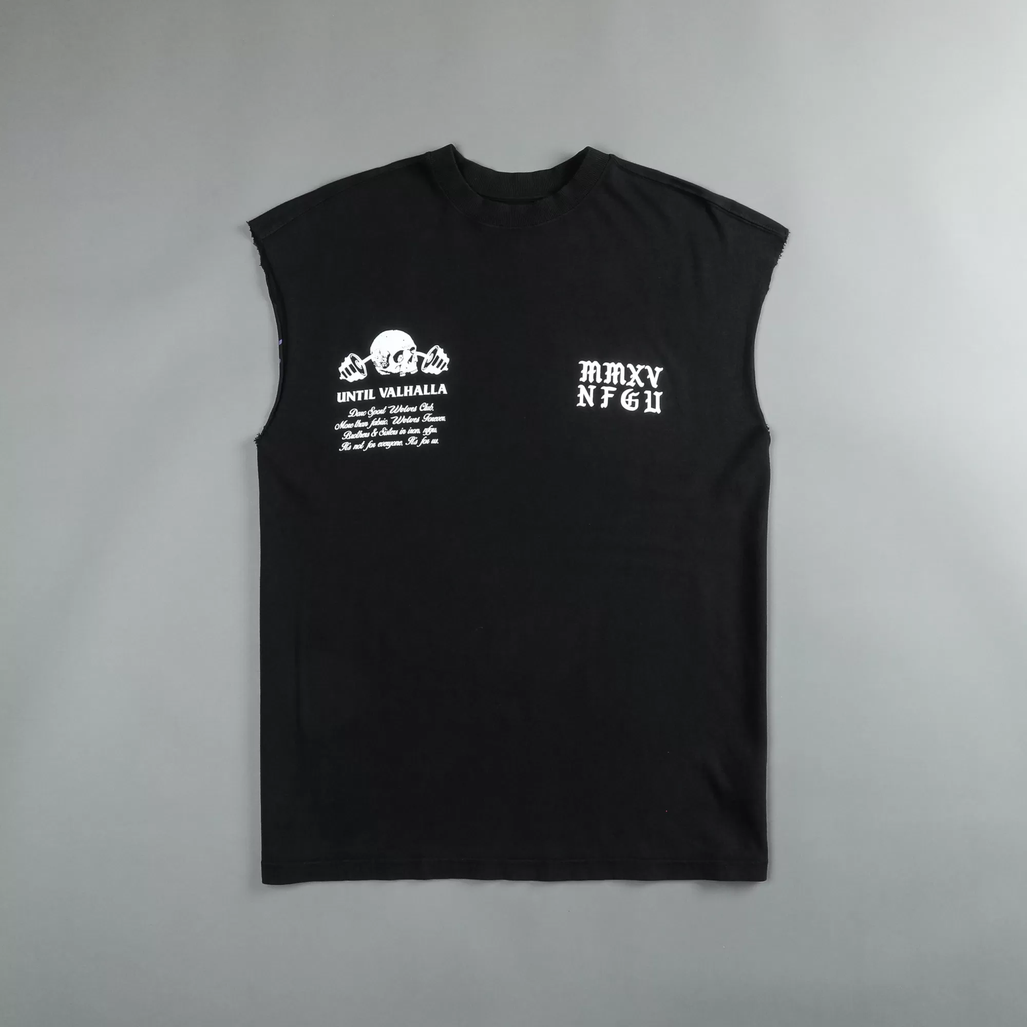 Discount In Bones "Premium Vintage" Muscle Tee In Black Men Tanks/Muscle Tees