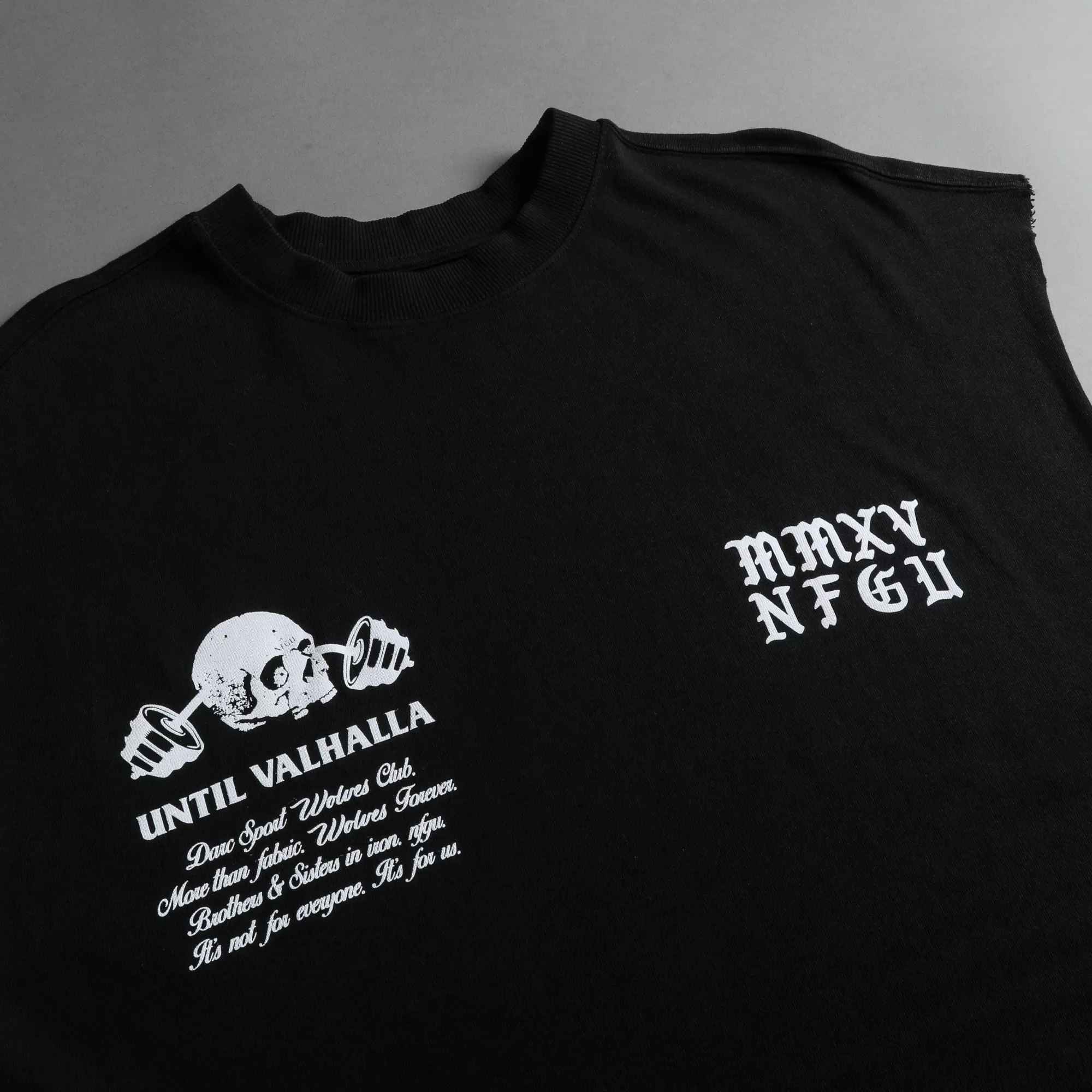 Discount In Bones "Premium Vintage" Muscle Tee In Black Men Tanks/Muscle Tees
