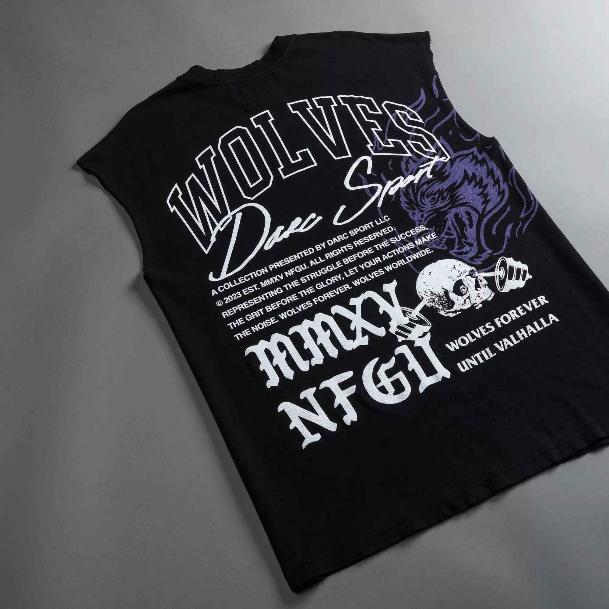 Discount In Bones "Premium Vintage" Muscle Tee In Black Men Tanks/Muscle Tees