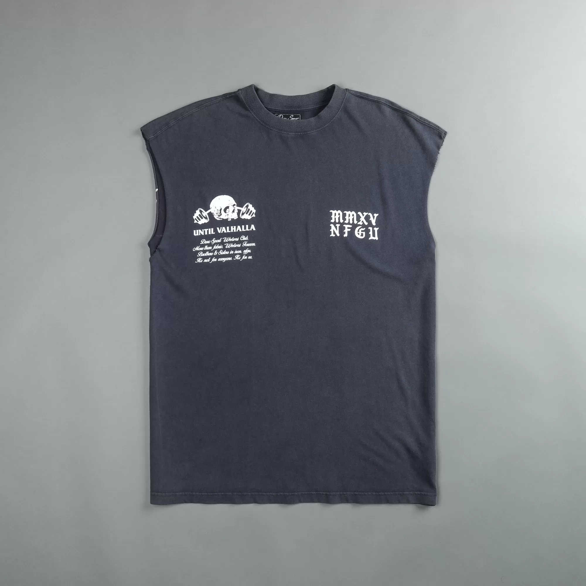 Discount In Bones "Premium Vintage" Muscle Tee In Midnight Blue Men Tanks/Muscle Tees