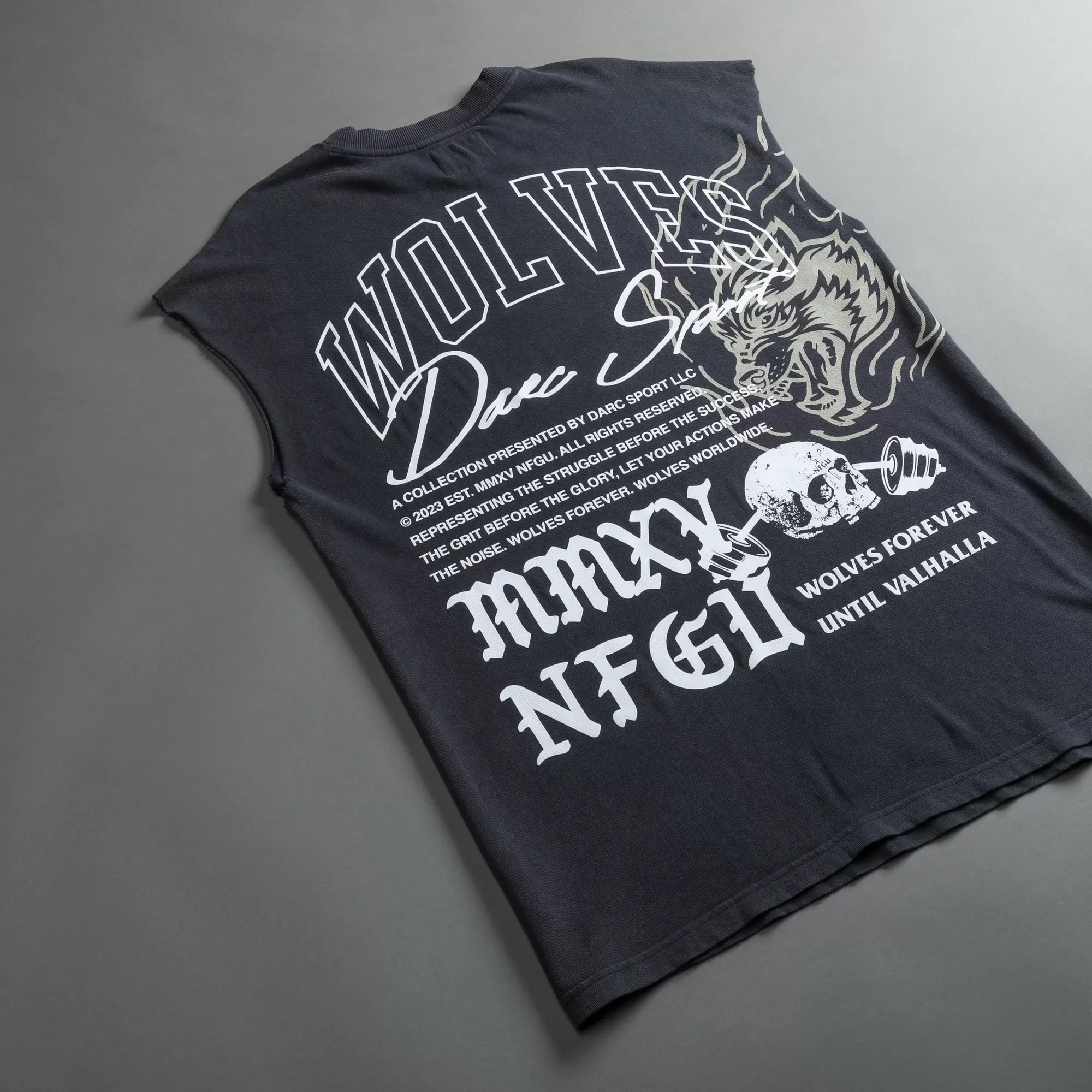 Discount In Bones "Premium Vintage" Muscle Tee In Midnight Blue Men Tanks/Muscle Tees
