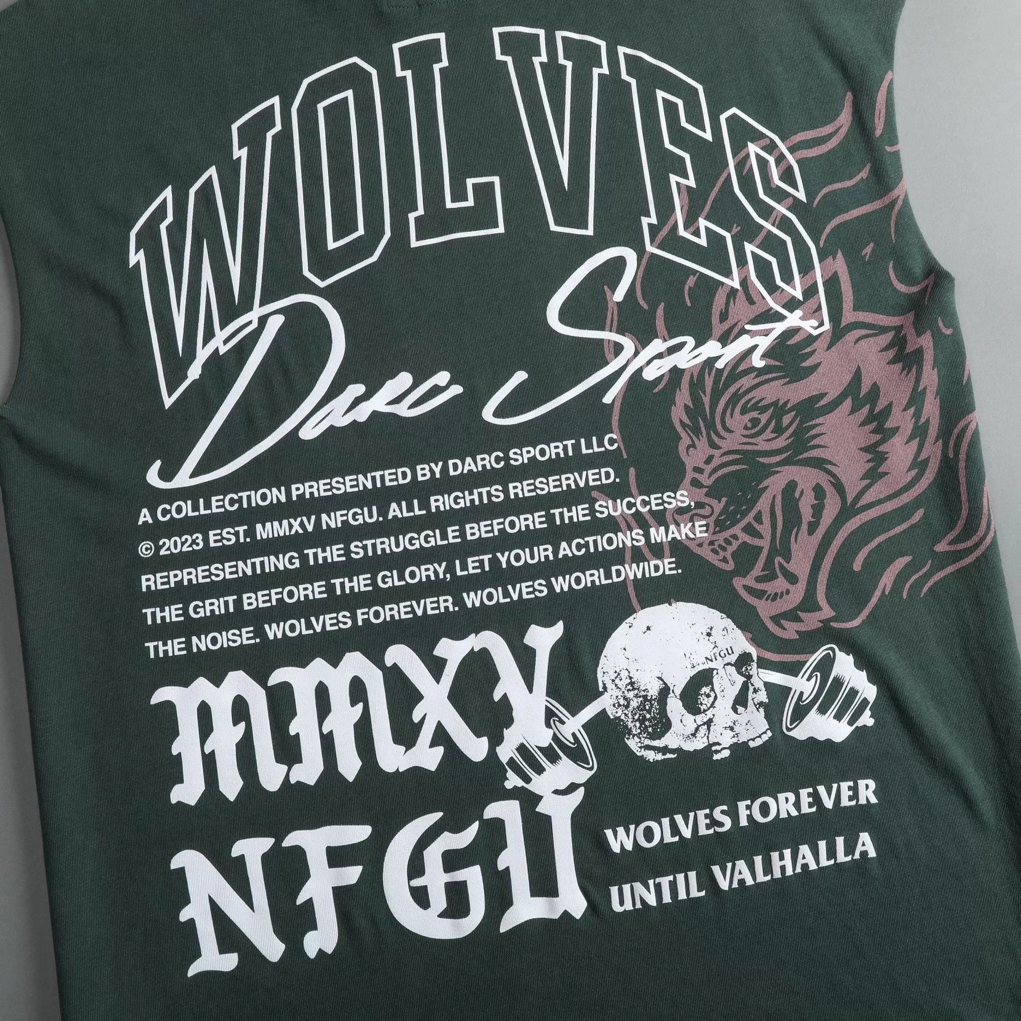 Clearance In Bones "Premium Vintage" Muscle Tee In Norse Green Men Tanks/Muscle Tees