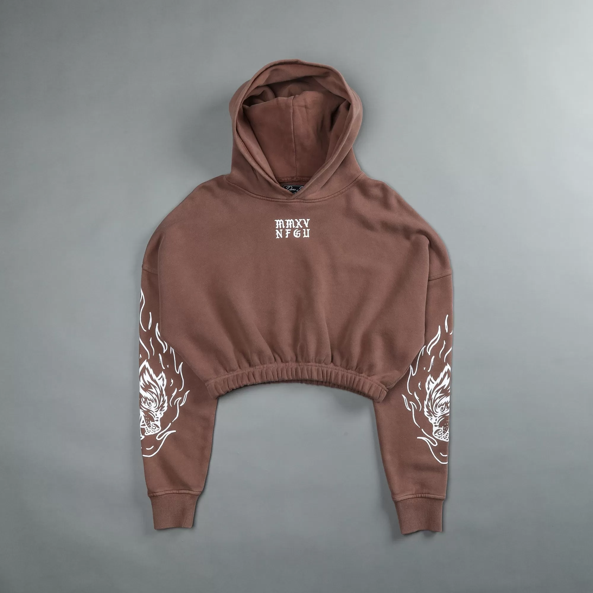 Store In The Fire "Vintage Mccauley" (Cropped) Hoodie In Norse Brown Women Tops