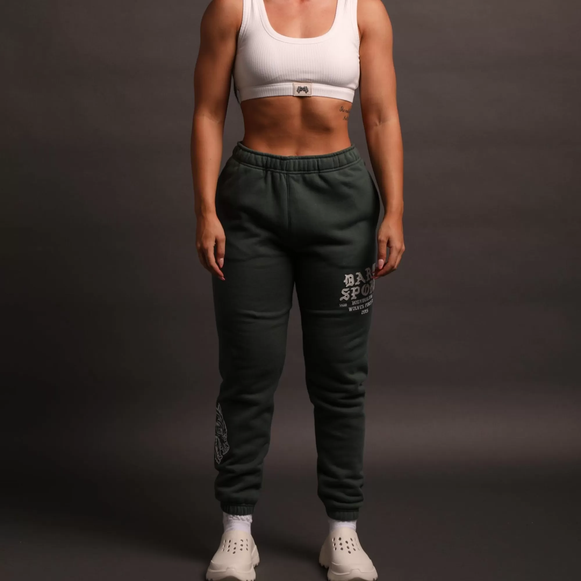 Fashion In This World She Post Lounge Sweats In Norse Green Women Bottoms