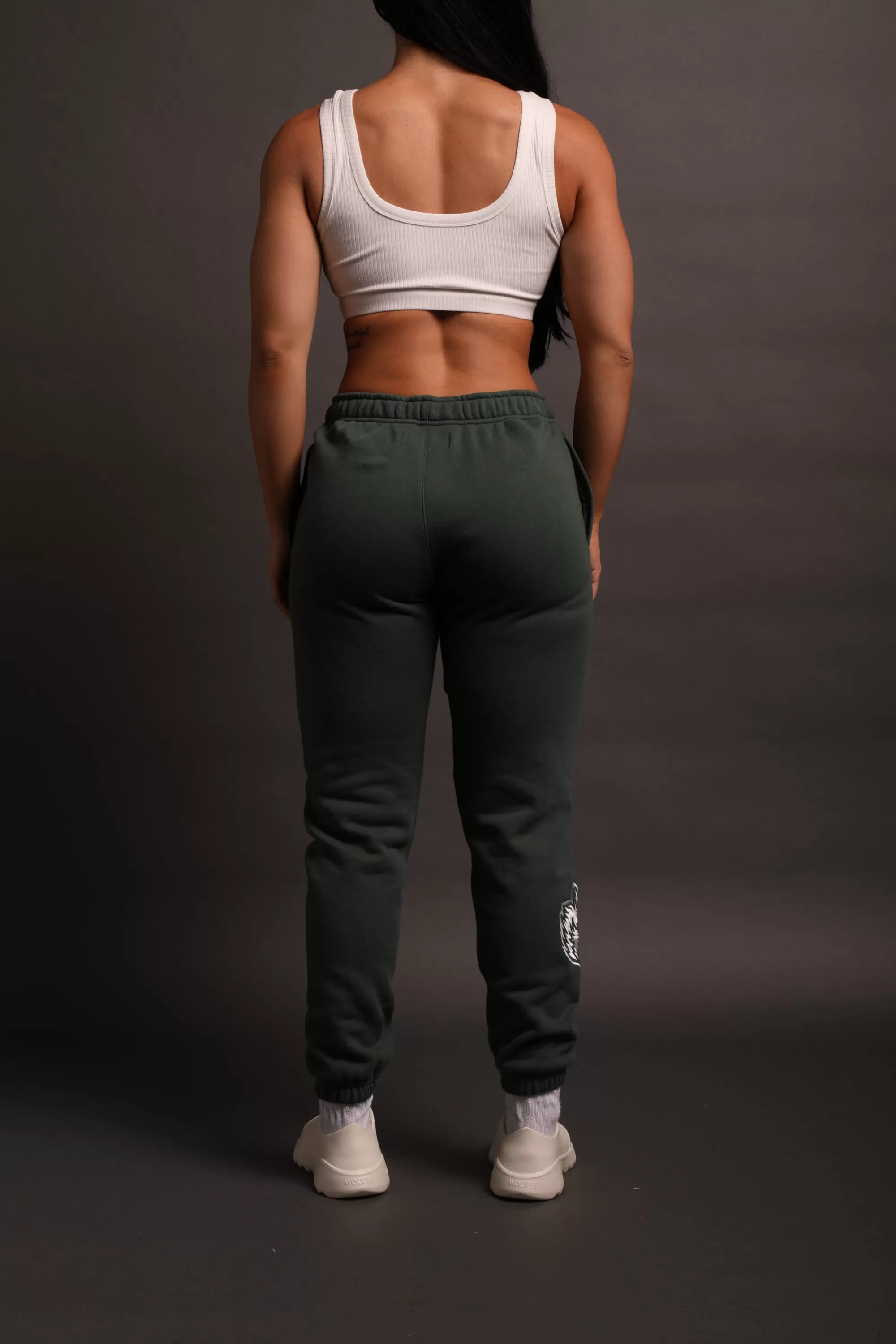 Fashion In This World She Post Lounge Sweats In Norse Green Women Bottoms